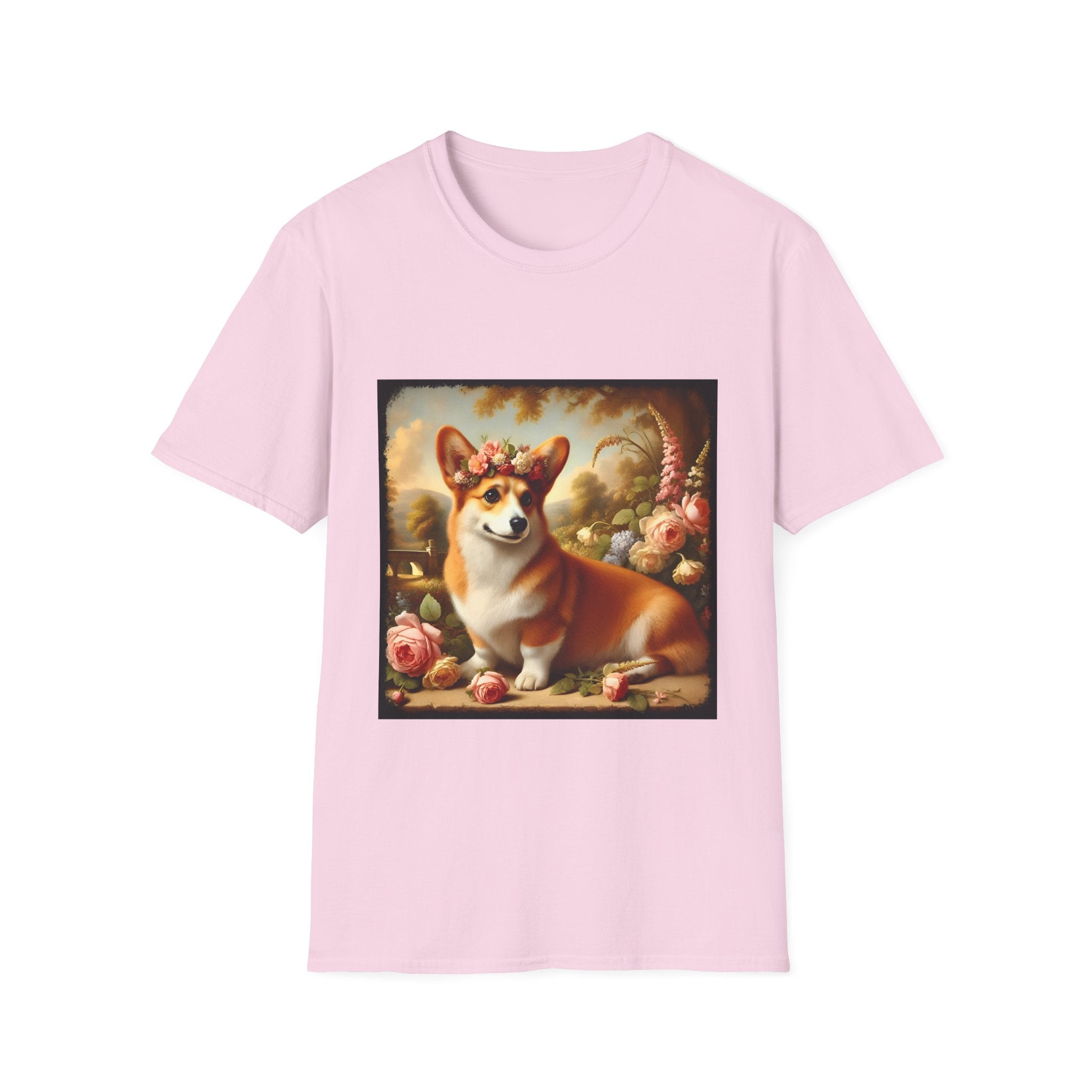 Pembroke Welsh Corgi Botanical Beauty | Unisex Dog T-Shirt