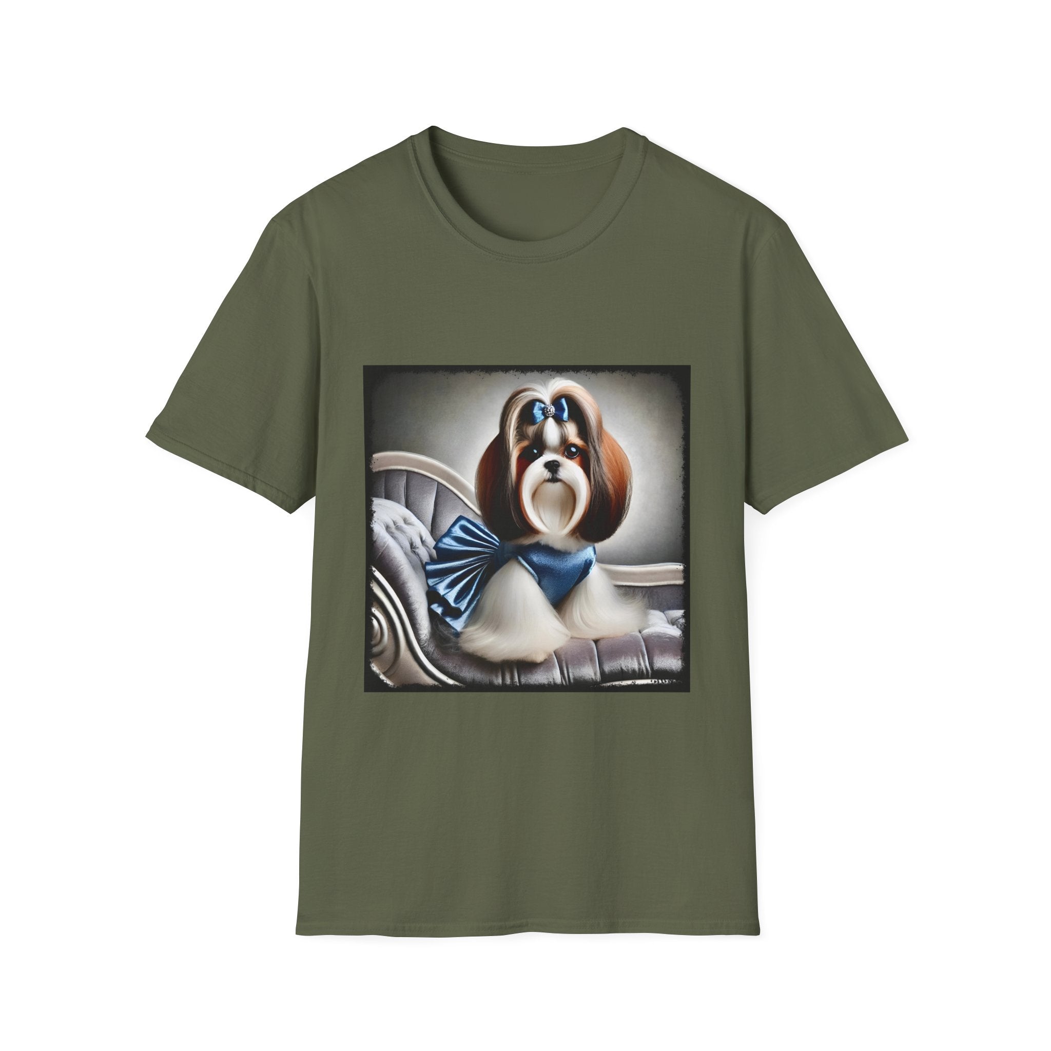 Shih Tzu Blue Belle | Unisex Dog T-Shirt