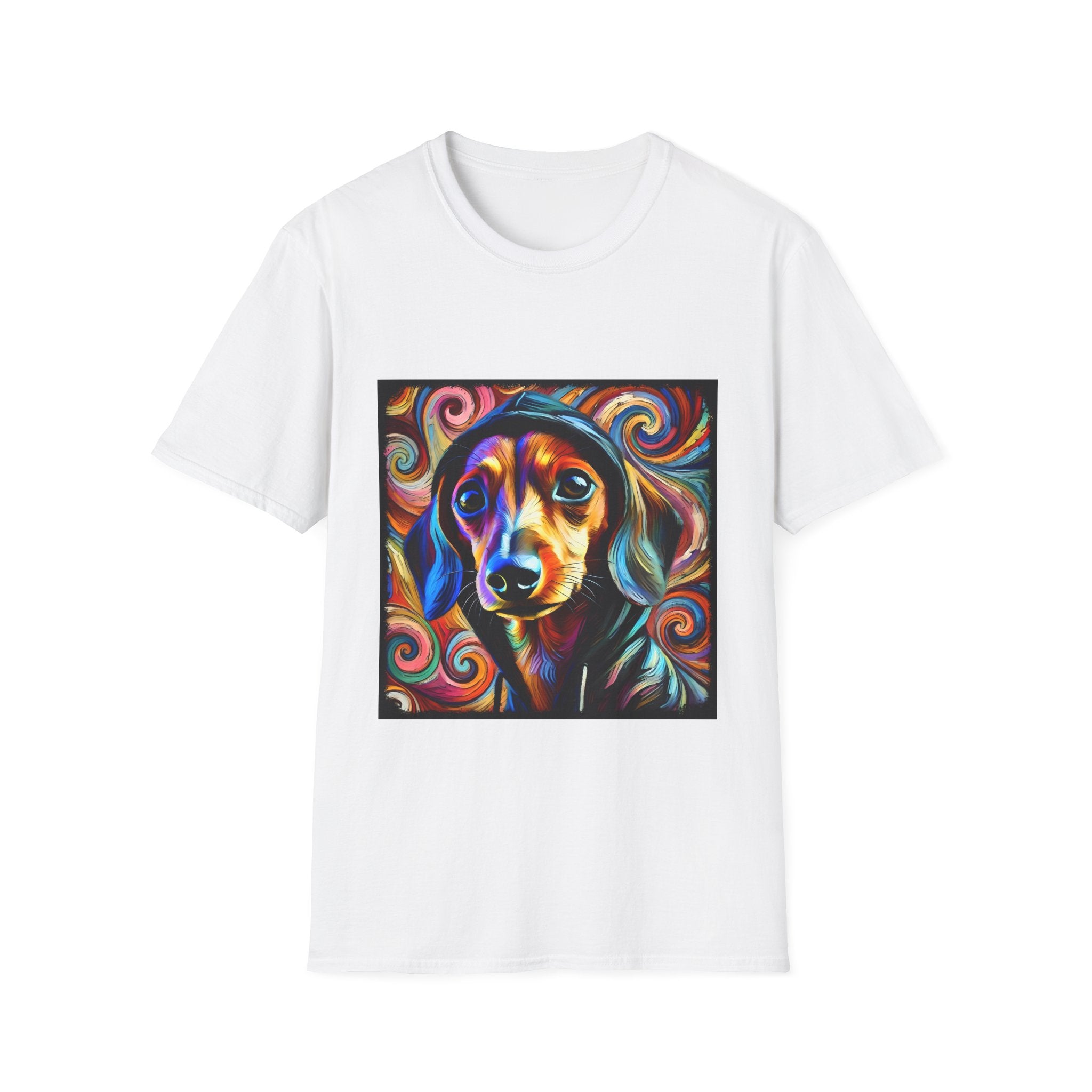 Dachshund Relaxed Swirl | Unisex Dog T-Shirt