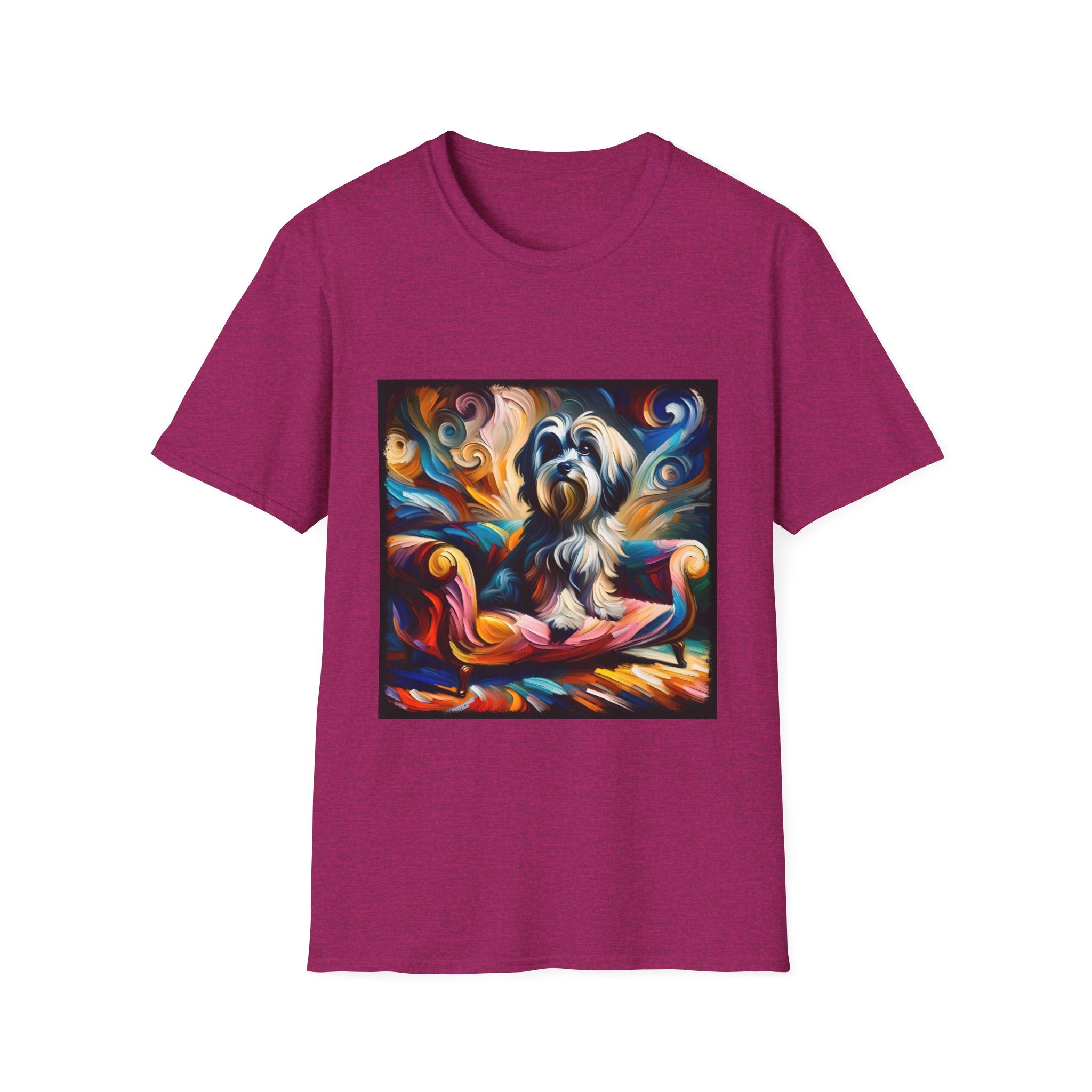 Havanese Blaze Swirl |  Unisex Dog T-Shirt