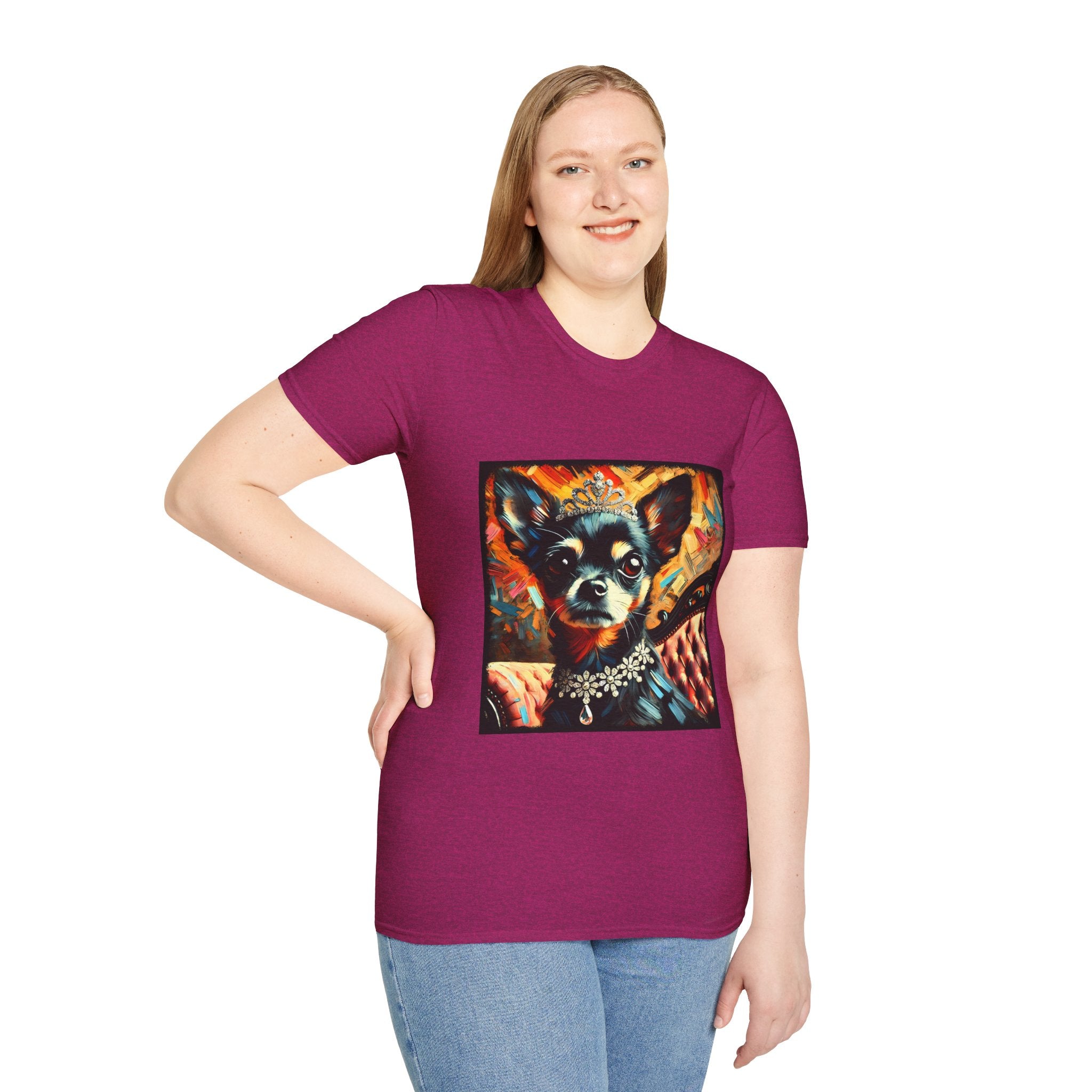 Chihuahua Poised Princess Classic | Unisex Dog T-Shirt