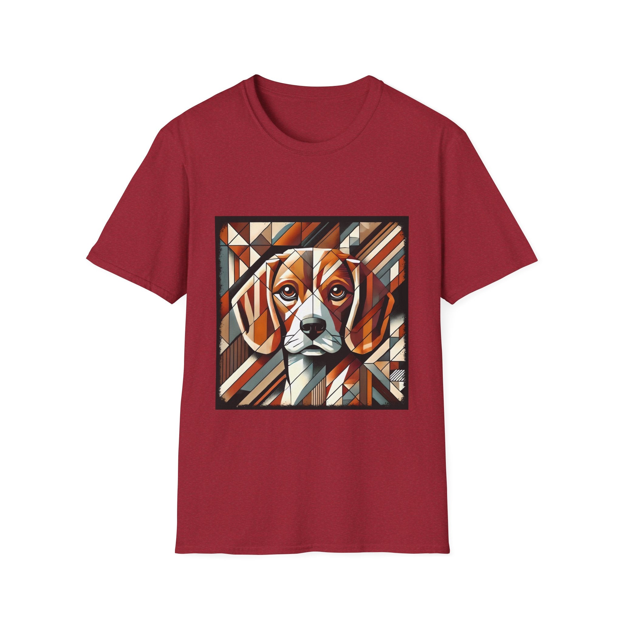 Beagle Warm Geometric | Unisex Dog T-Shirt