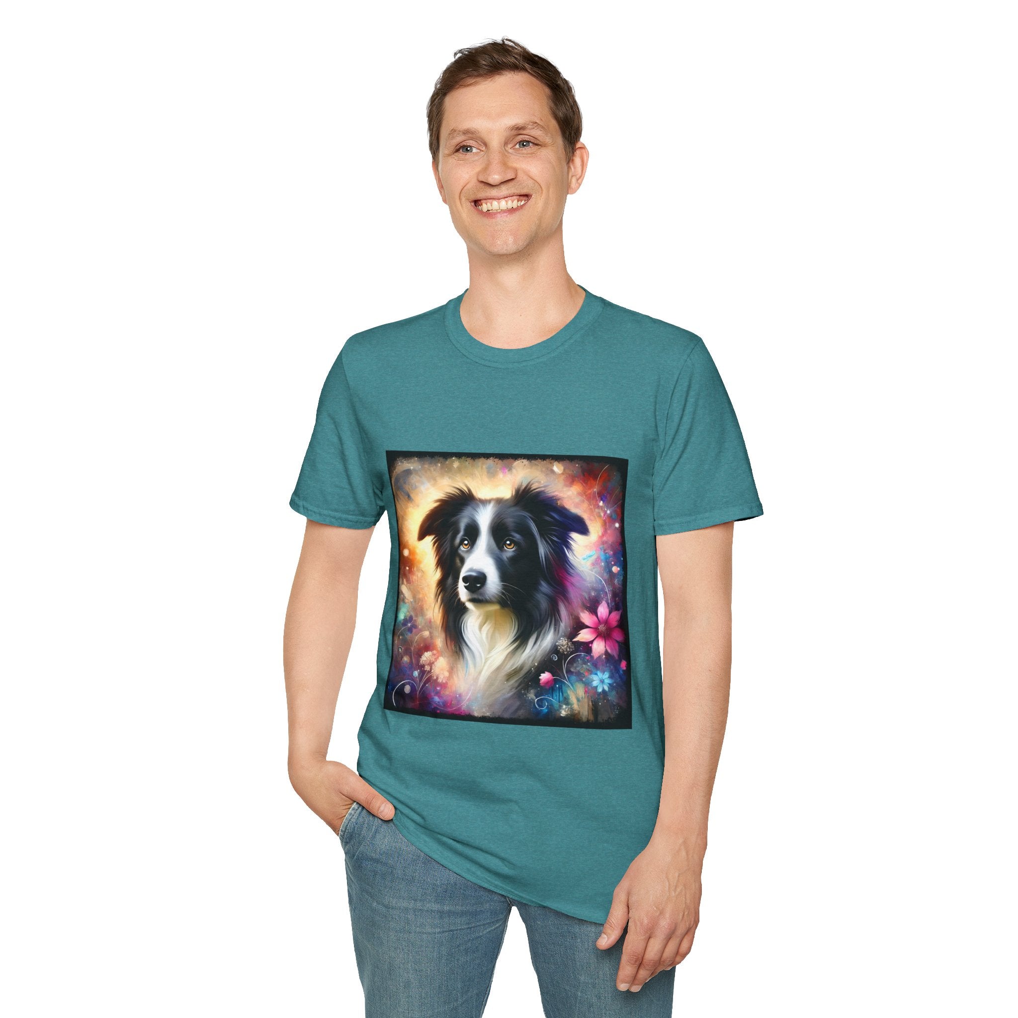 Border Collie Cosmic Dream | Unisex Dog T-Shirt