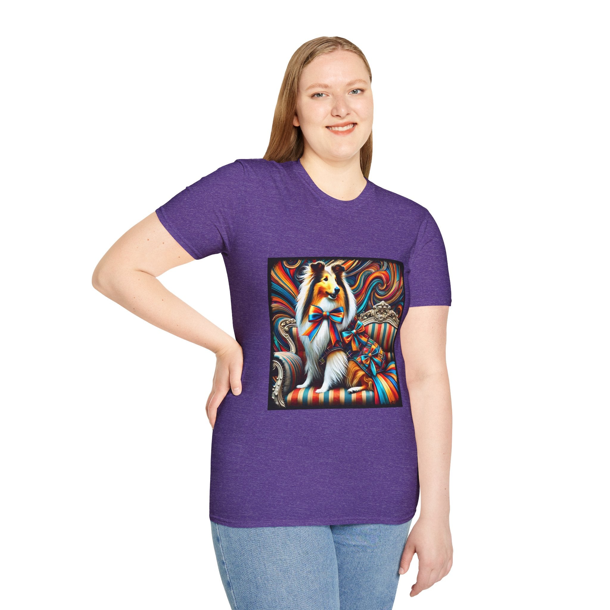 Collie Dynamic Swirl | Unisex Dog T-Shirt