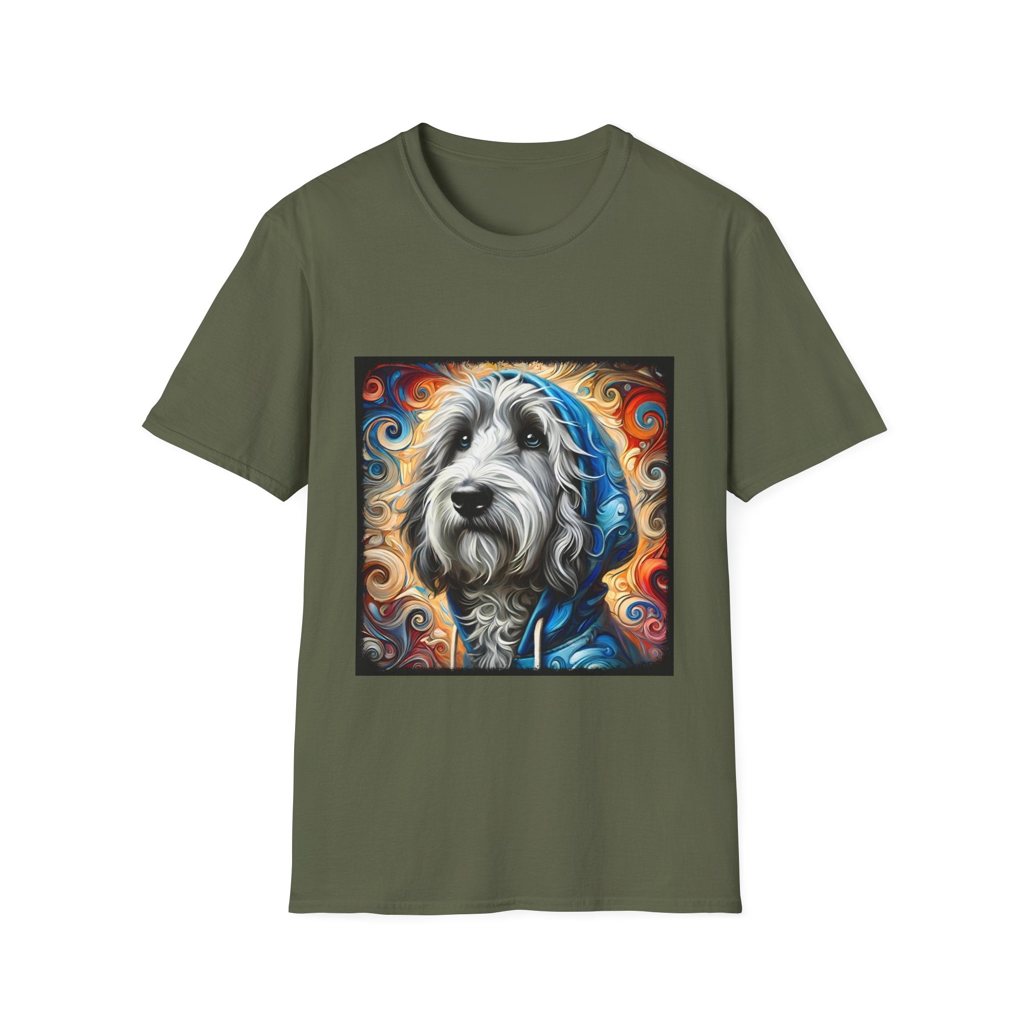 Sheepadoodle Urban Swirl | Unisex Dog T-Shirt