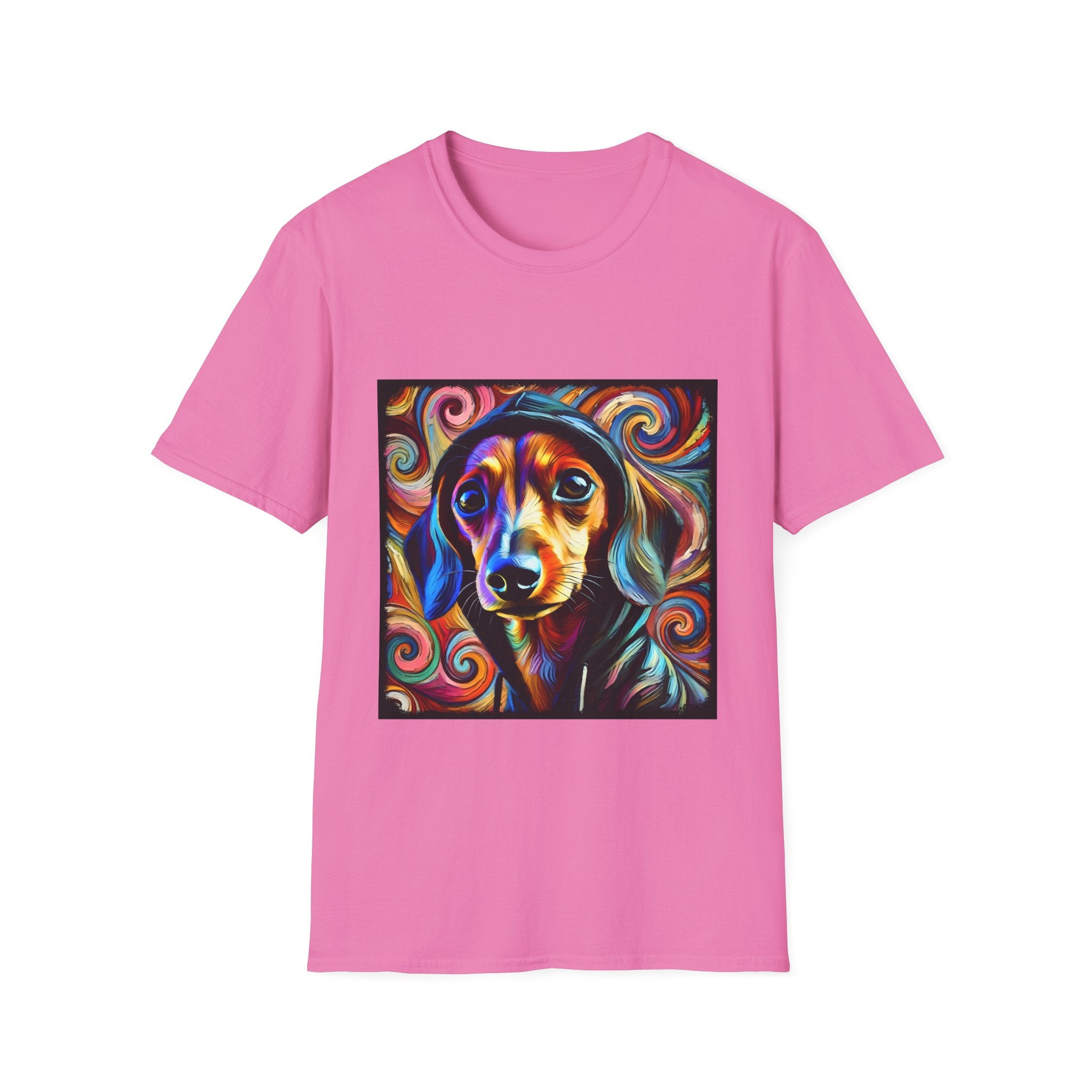 Dachshund Relaxed Swirl | Unisex Dog T-Shirt