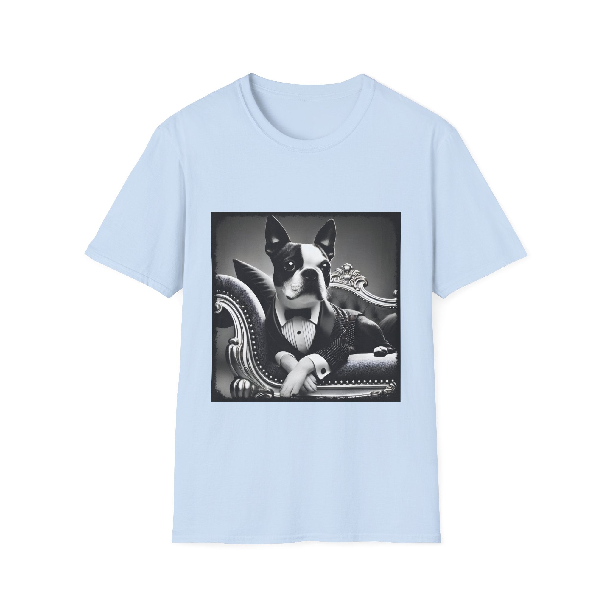 Boston Terrier Tux Luxe | Unisex Dog T-Shirt