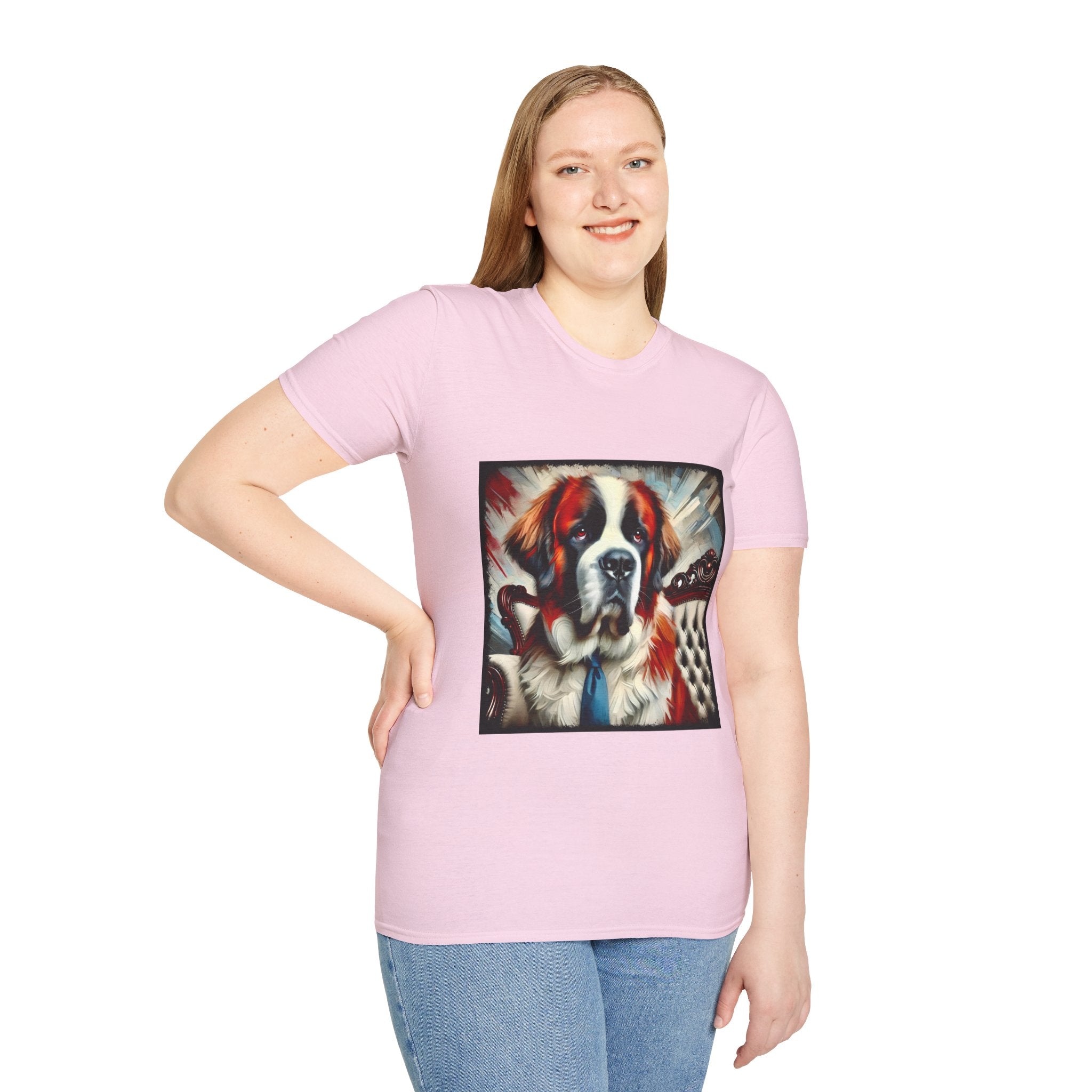 Saint Bernard Big Boss | Unisex Dog T-Shirt