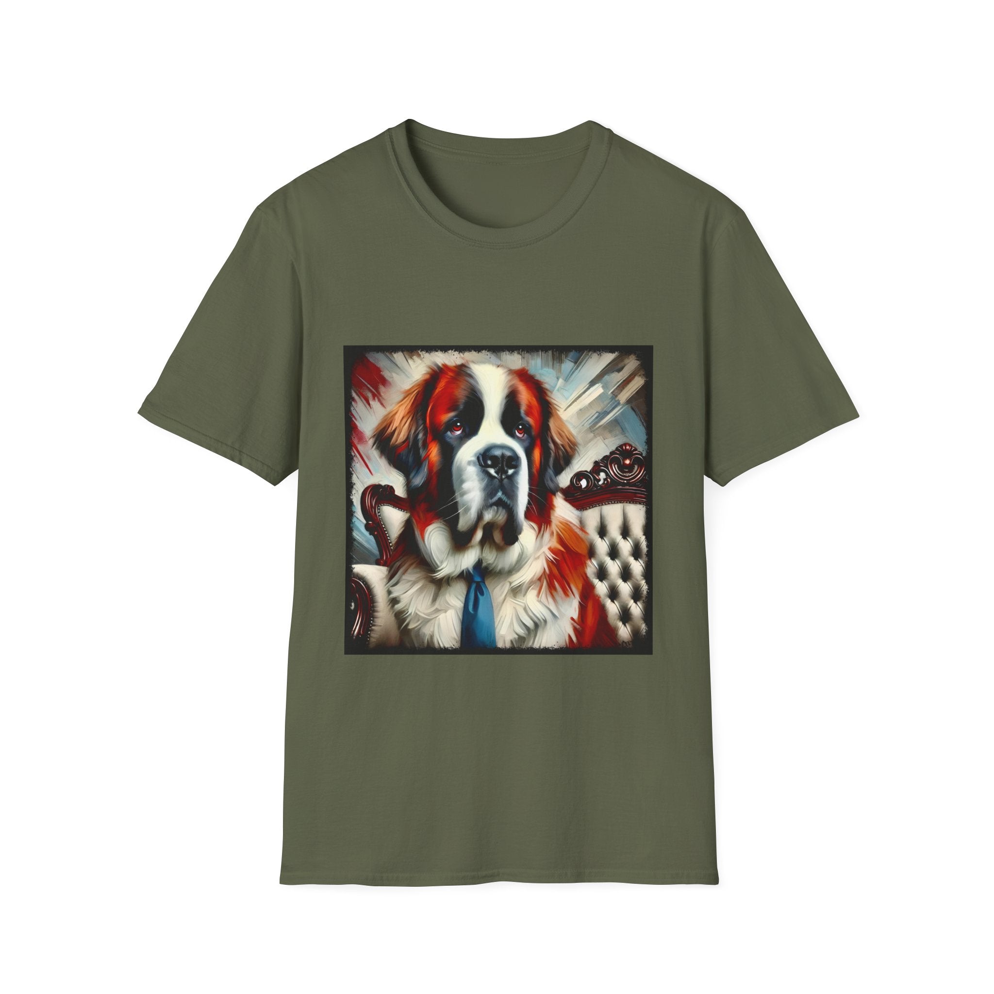 Saint Bernard Big Boss | Unisex Dog T-Shirt