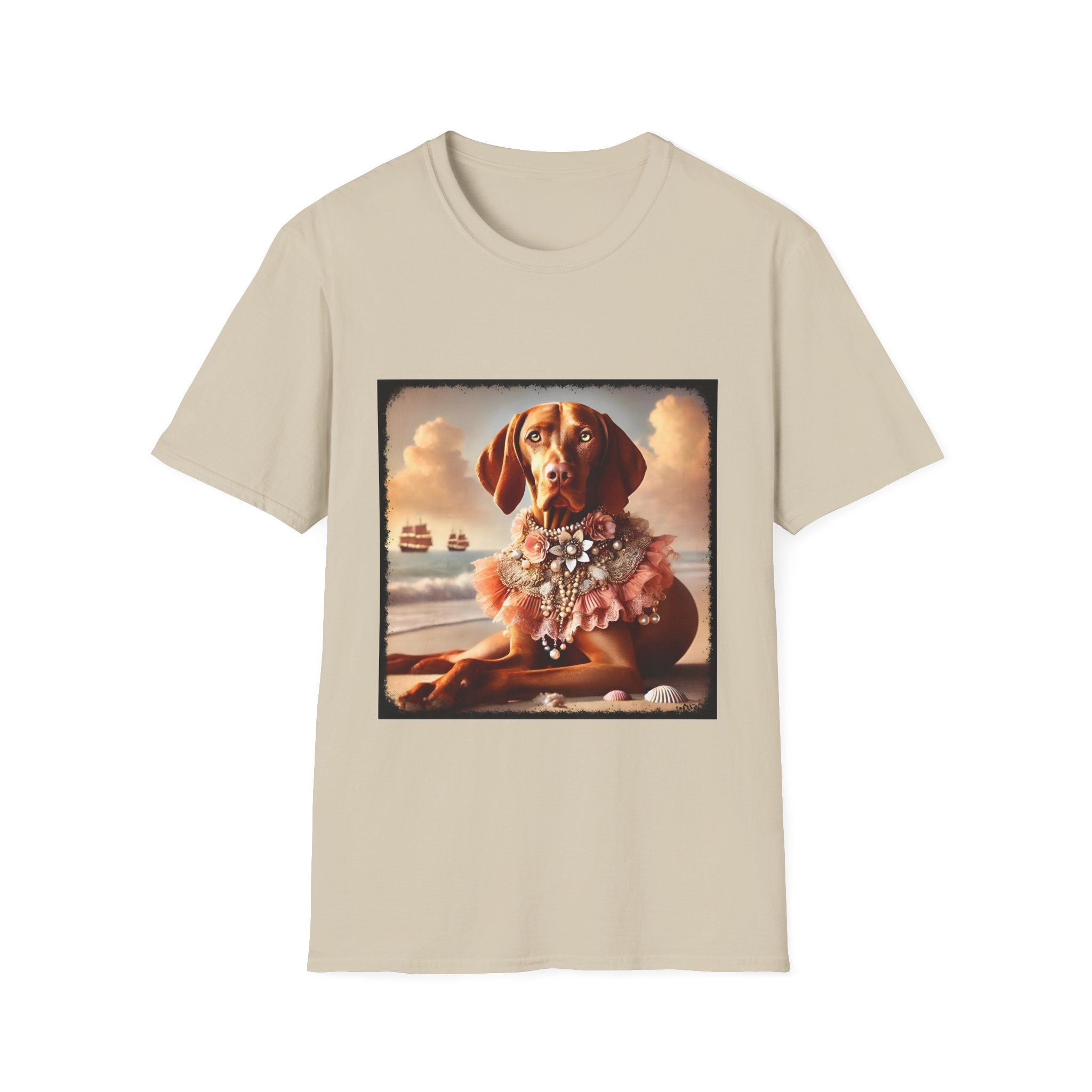 Vizsla Beach Beauty | Unisex Dog T-Shirt