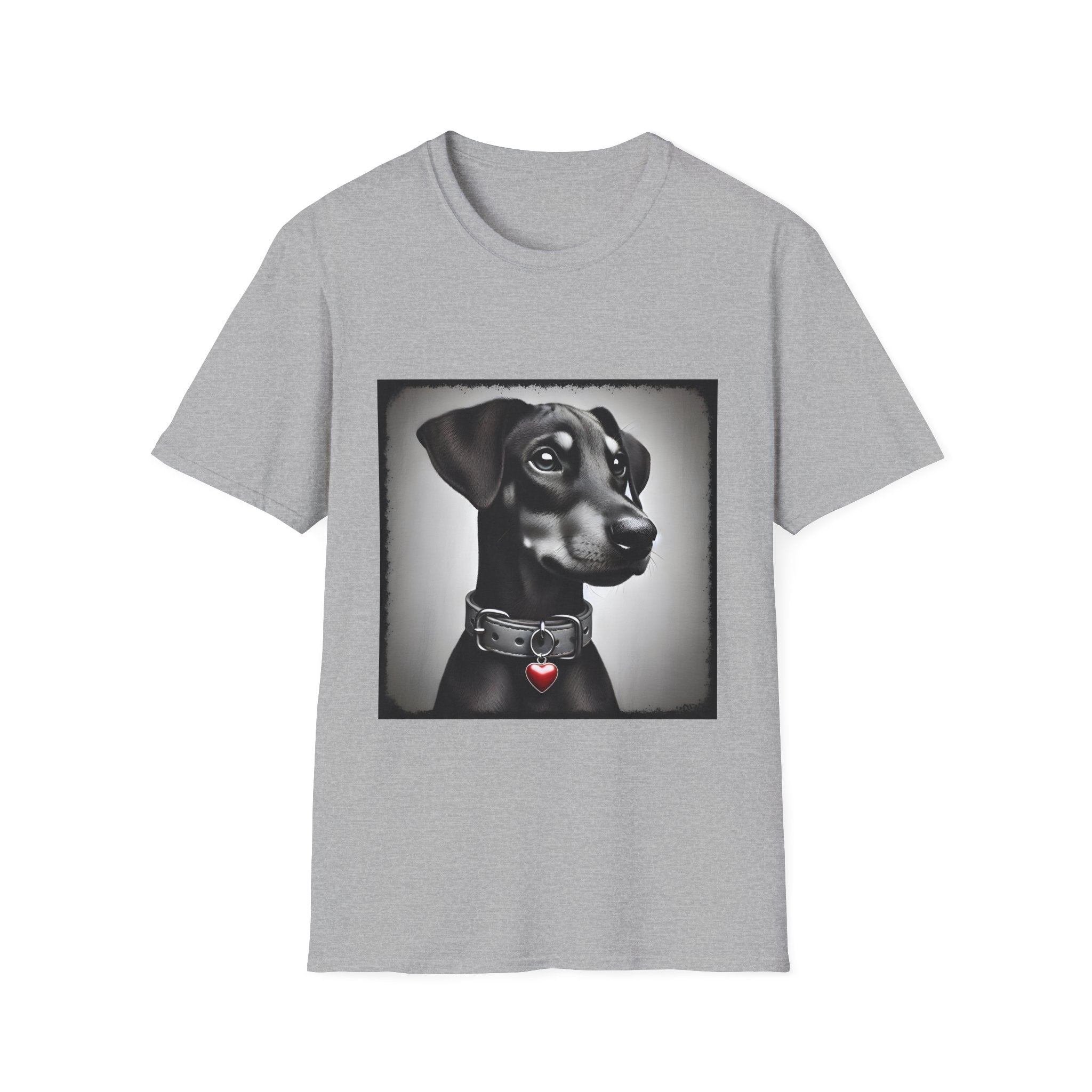 Doberman Pinscher Heart Charmer | Unisex Dog T-Shirt