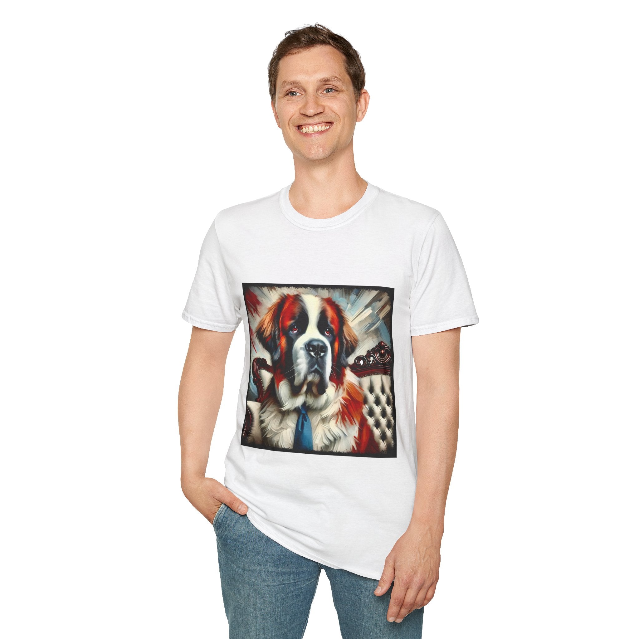 Saint Bernard Big Boss | Unisex Dog T-Shirt
