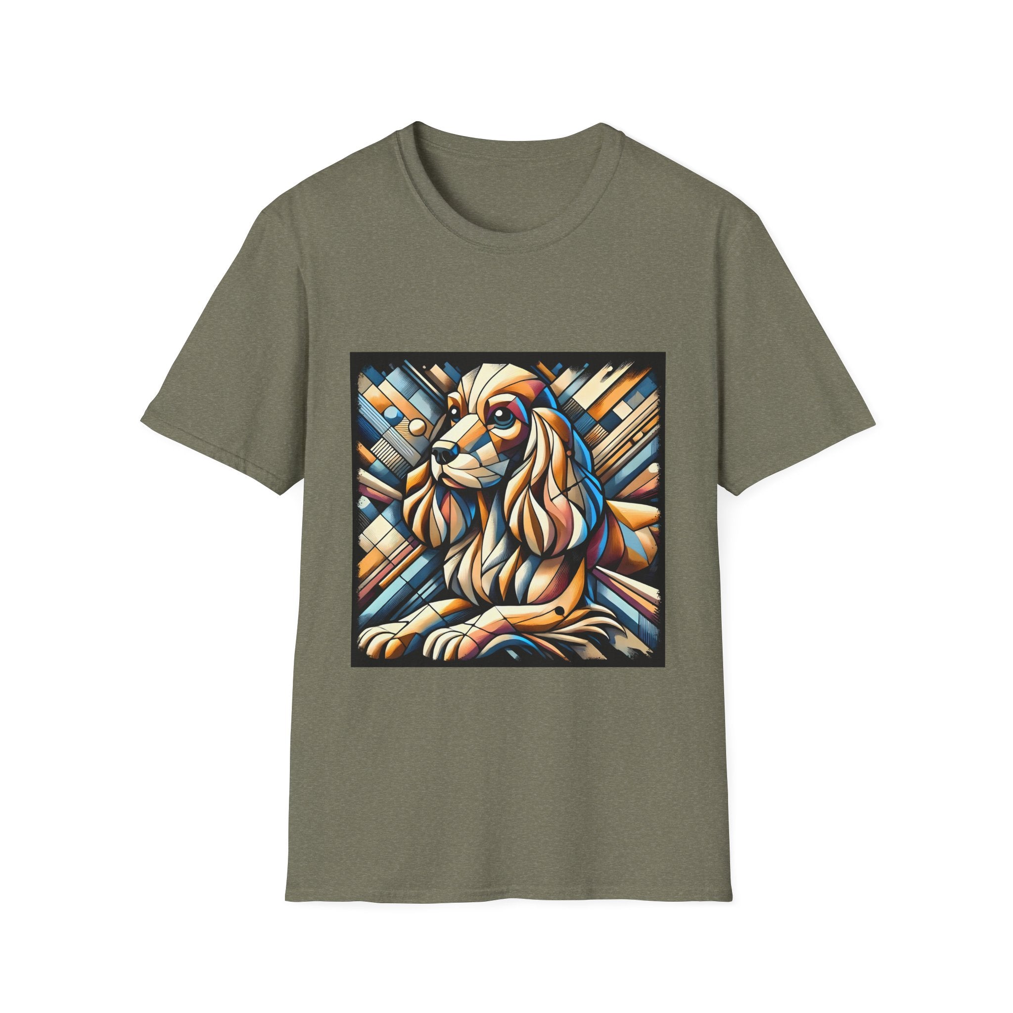Cocker Spaniel Bold Geometric | Unisex Dog T-Shirt
