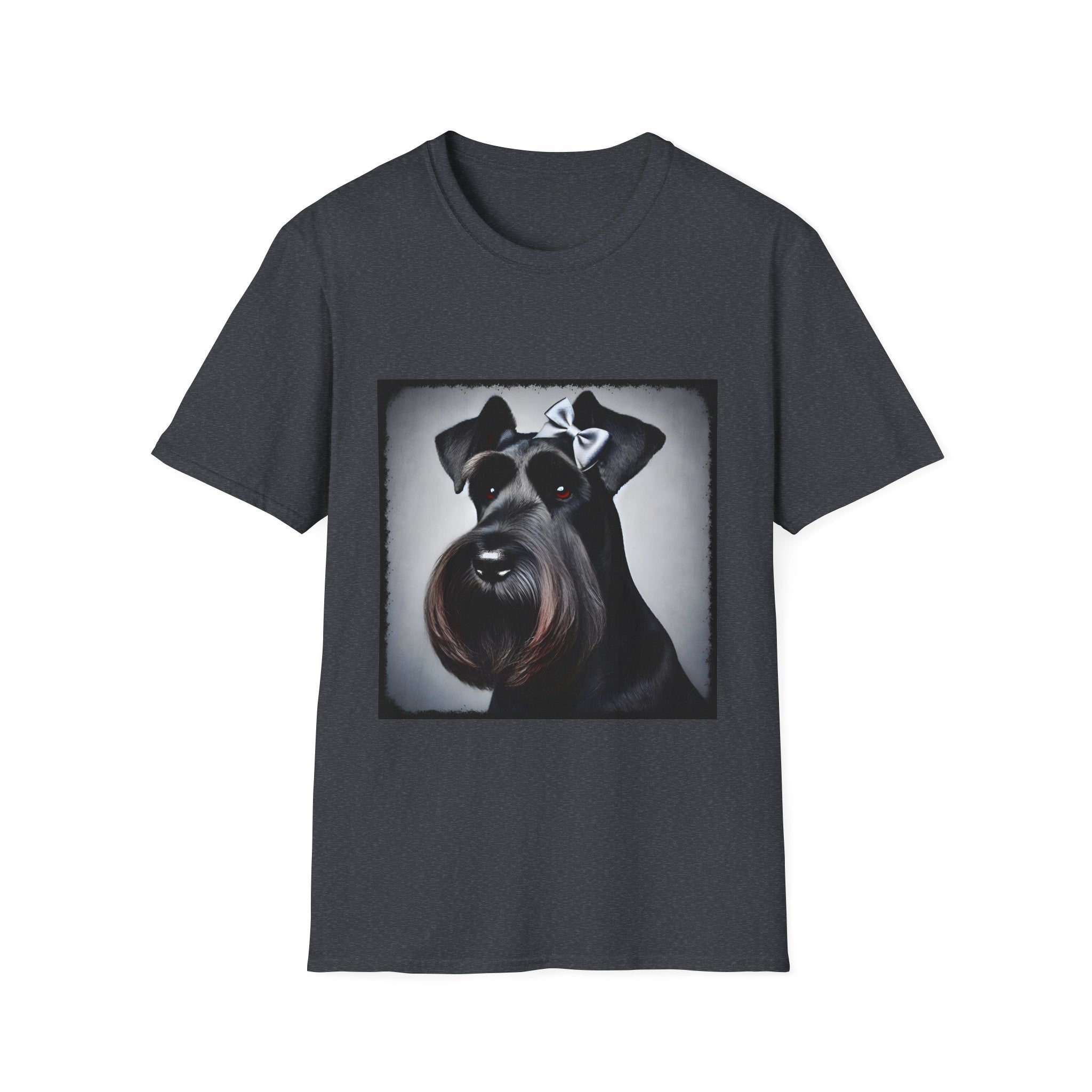 Schnauzer Bow Baddie | Unisex Dog T-Shirt