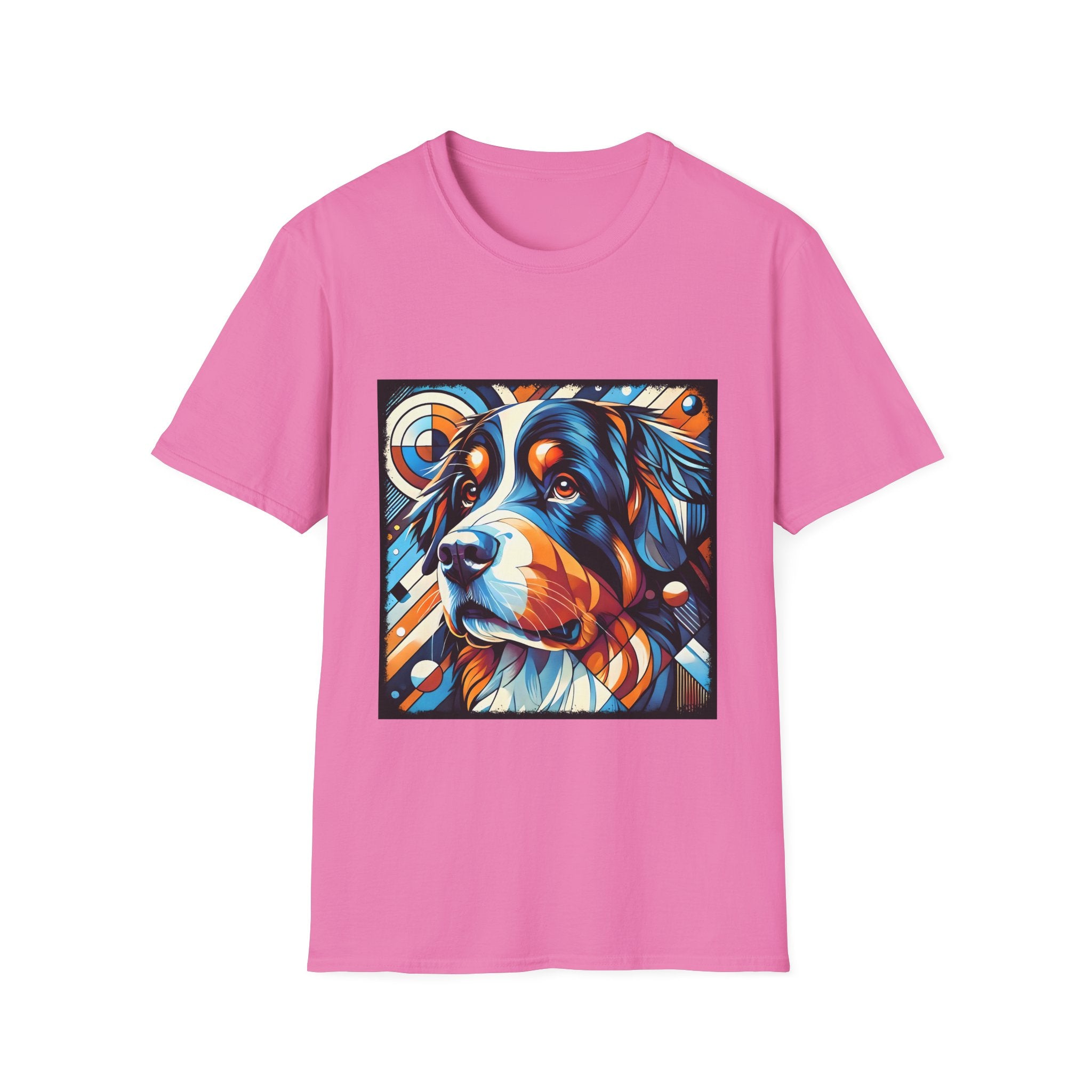 Bernese Mountain Dog Bold Geometric | Unisex Dog T-Shirt