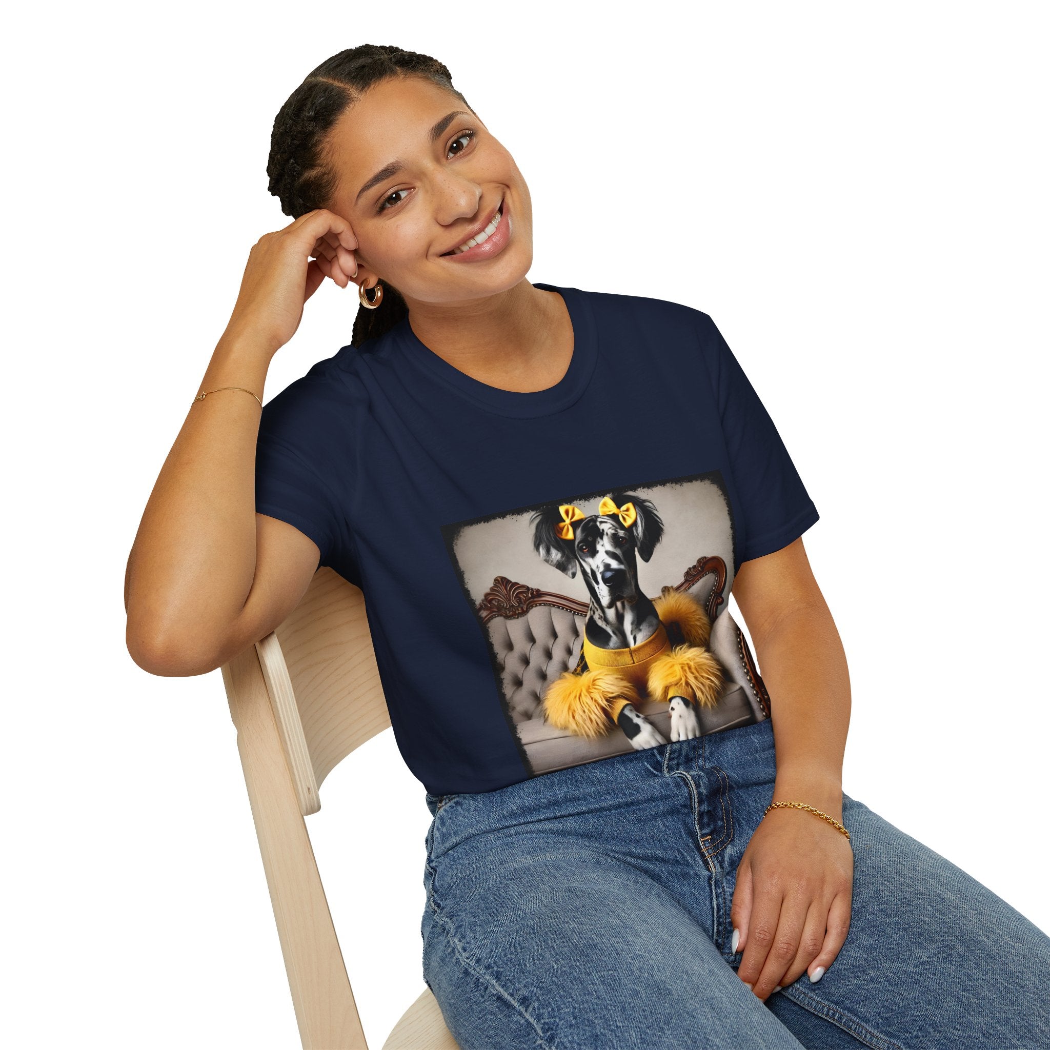 Great Dane Glamour Belle | Unisex Dog T-Shirt