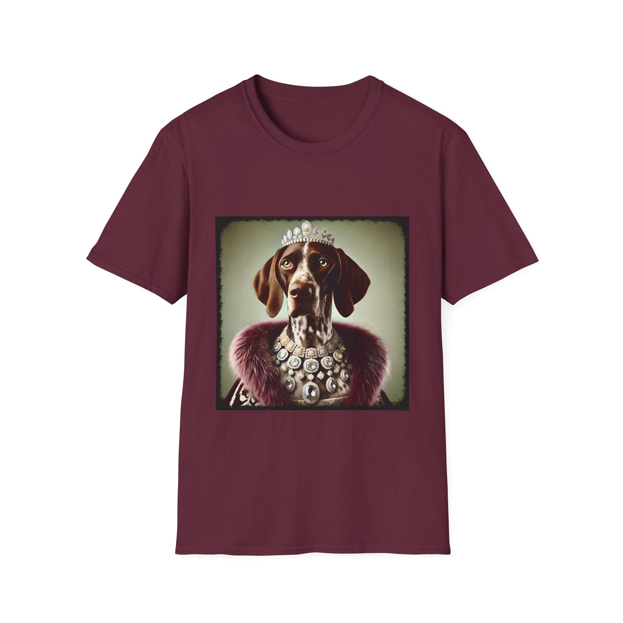 German Shorthaired Pointer Crystal Queen | Unisex Dog T-Shirt