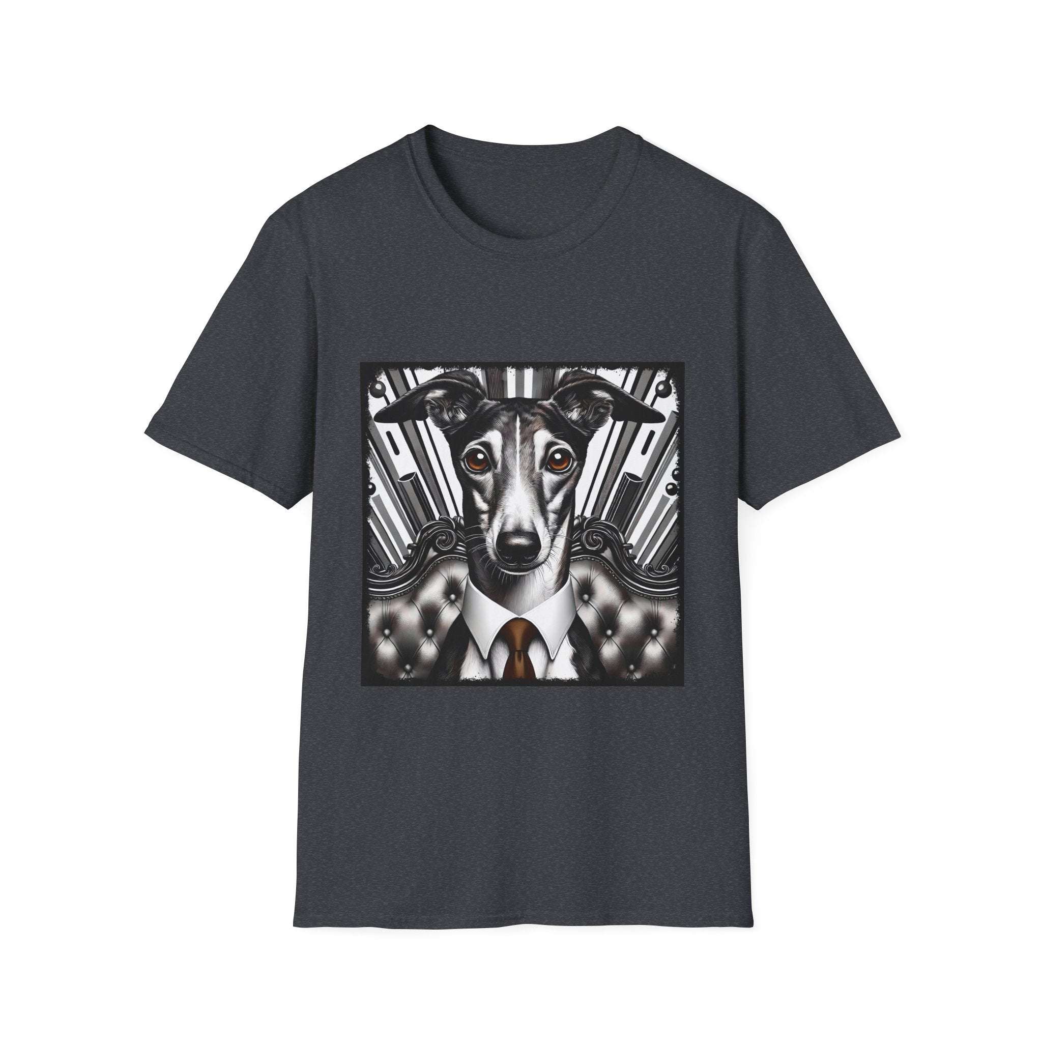 Greyhound B&W Bold Eyes | Unisex Dog T-Shirt