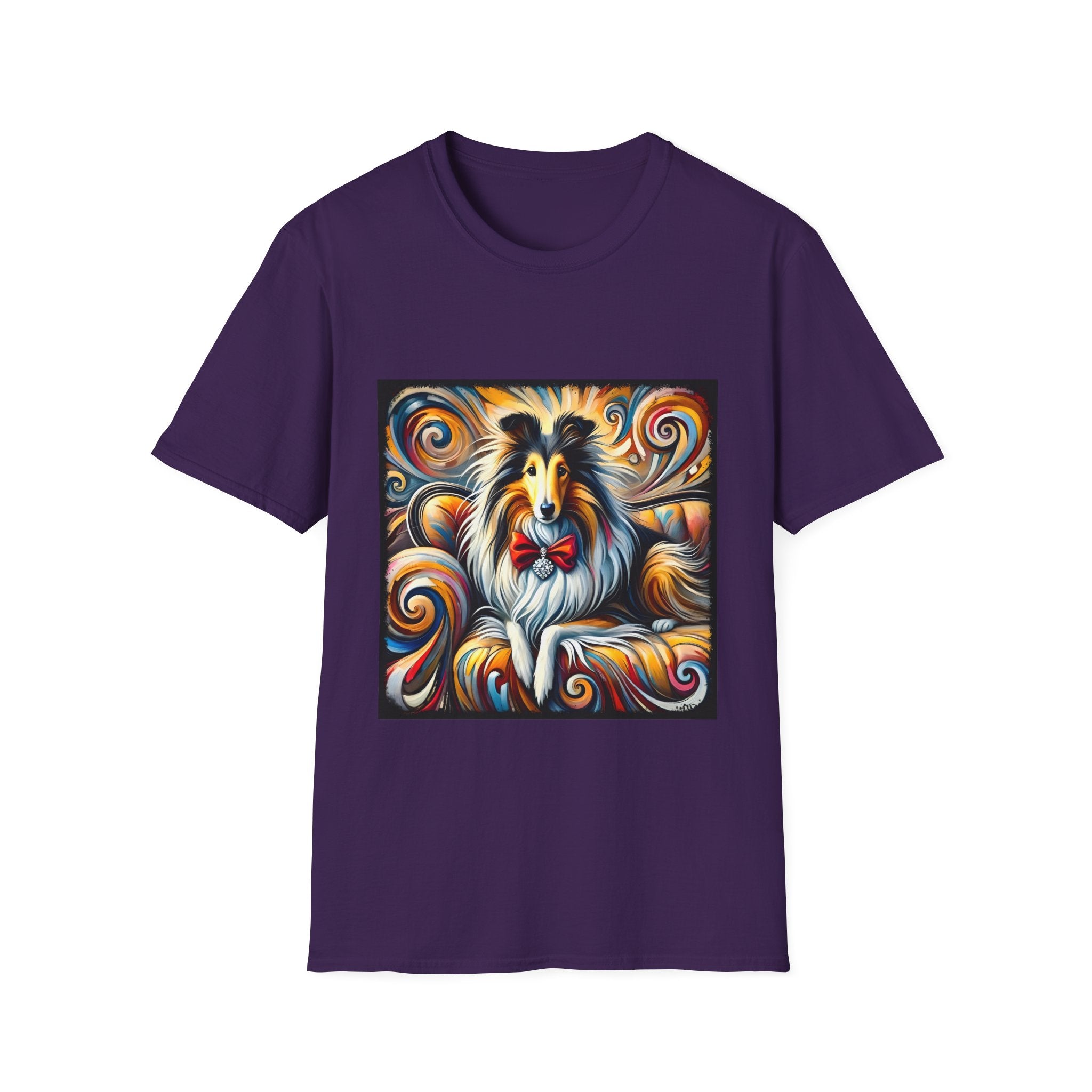 Collie Bold Swirl | Unisex Dog T-Shirt