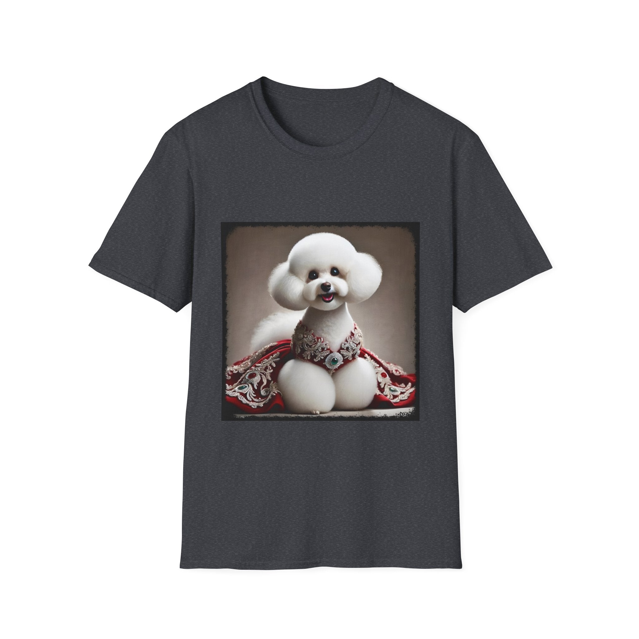Bichon Frise Crimson Cutie | Unisex Dog T-Shirt
