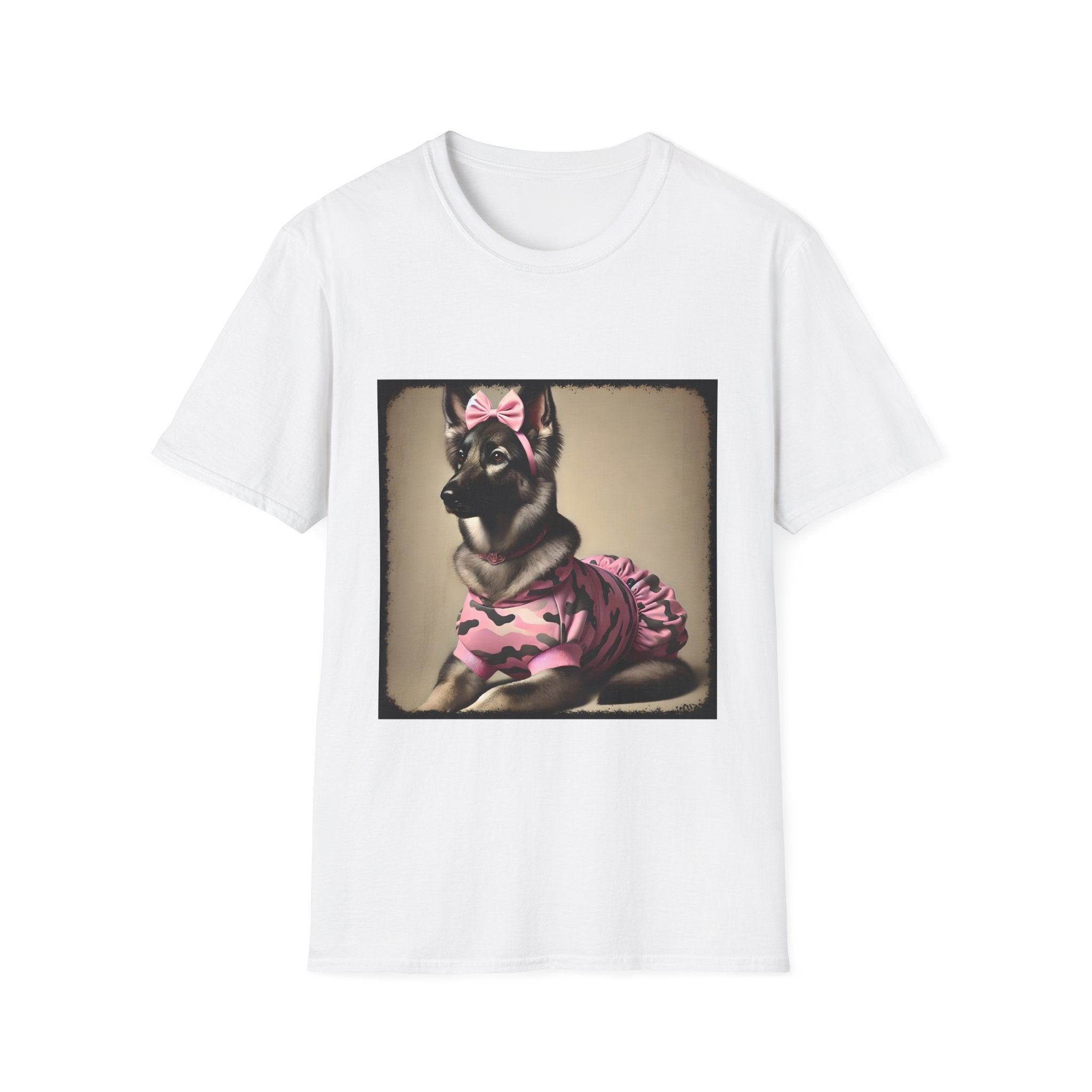 German Shepherd Camo Cutie II | Unisex Dog T-Shirt