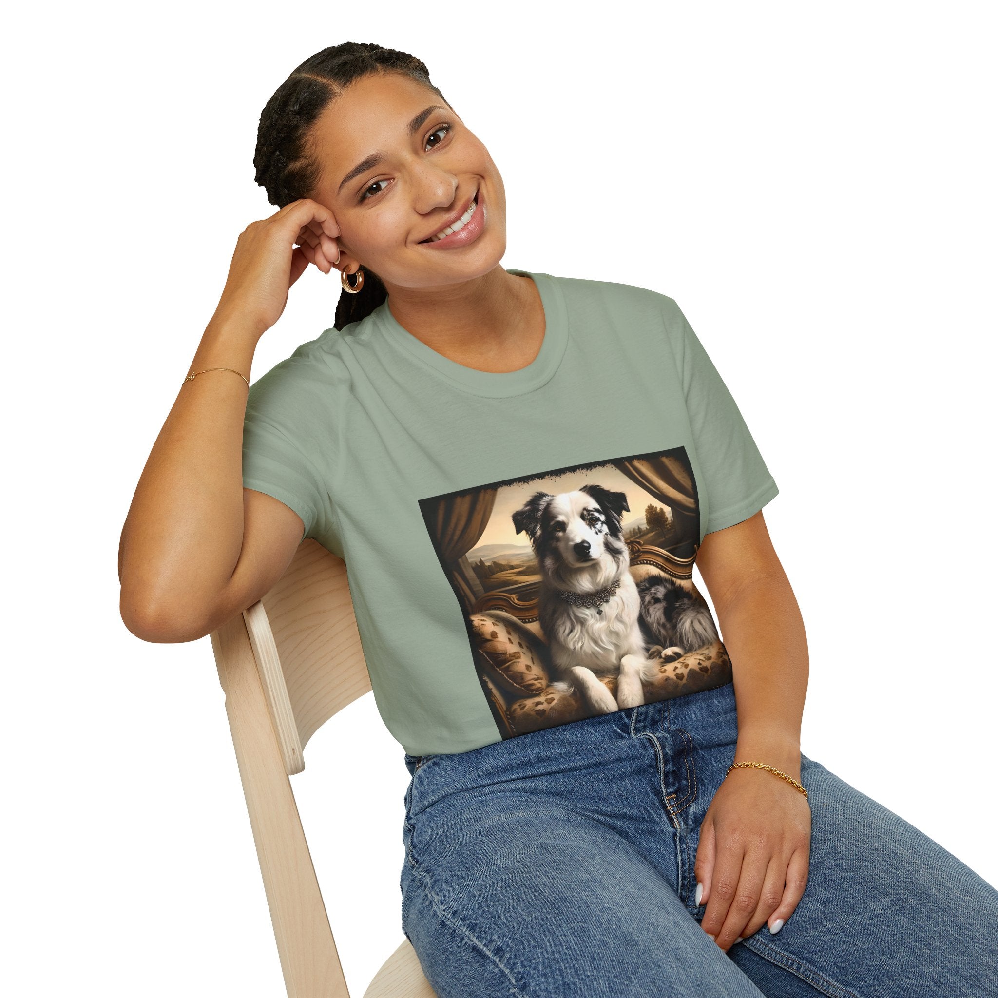 Border Collie Diamond Diva  | Unisex Dog T-Shirt