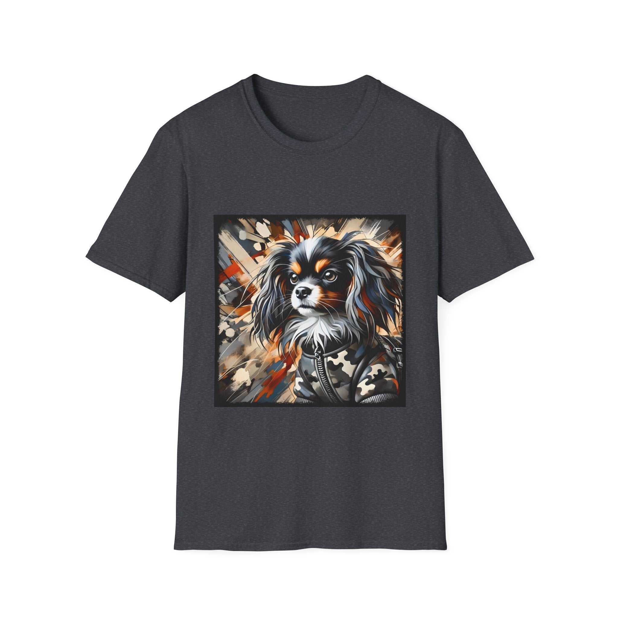 Cavalier King Charles Spaniel Bold Camo Classic | Unisex Dog T-Shirt