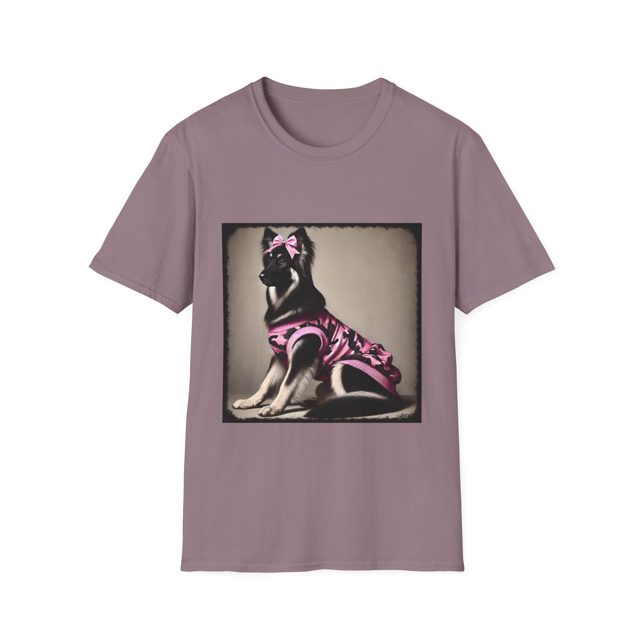 German Shepherd Pink Camo Cutie | Unisex Dog T-Shirt