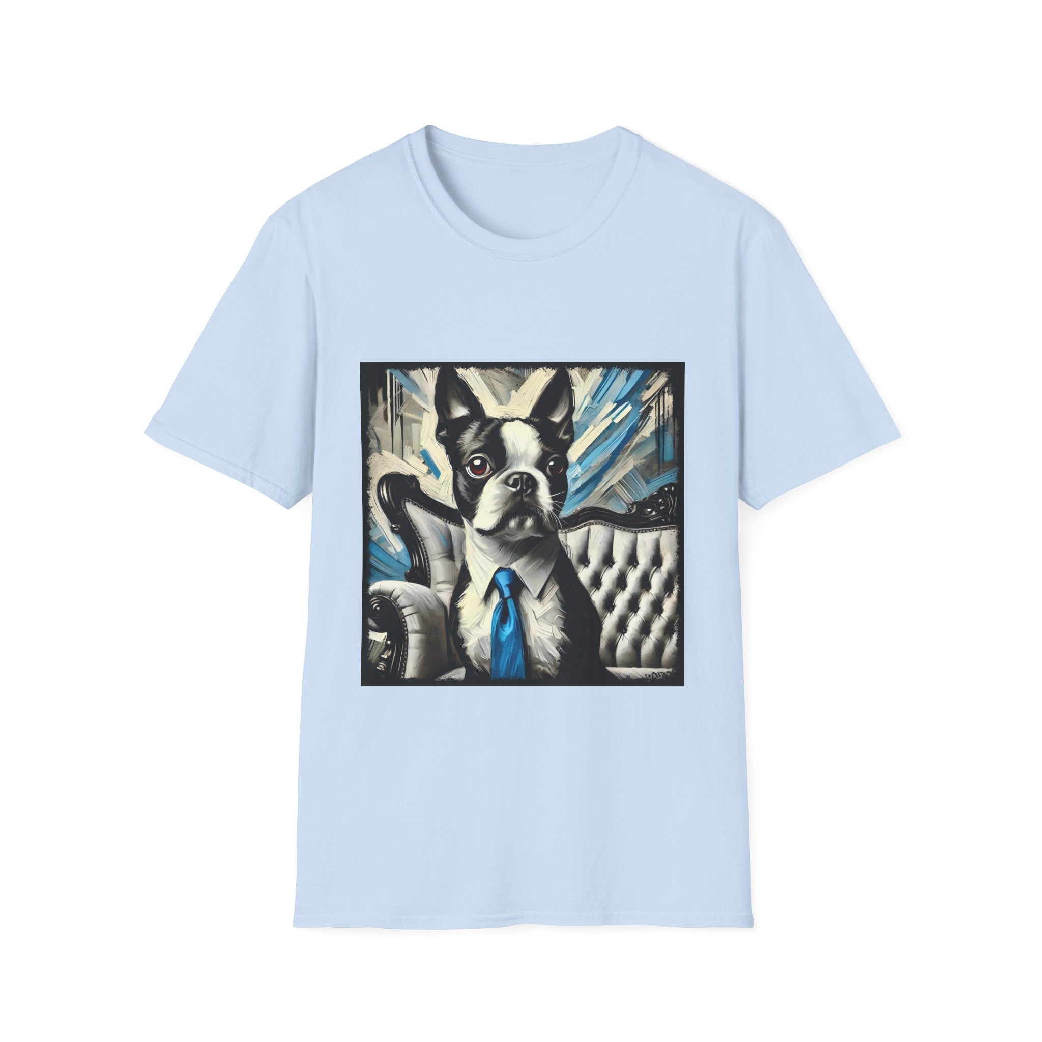 Boston Terrier dog lover bold tie design shirt