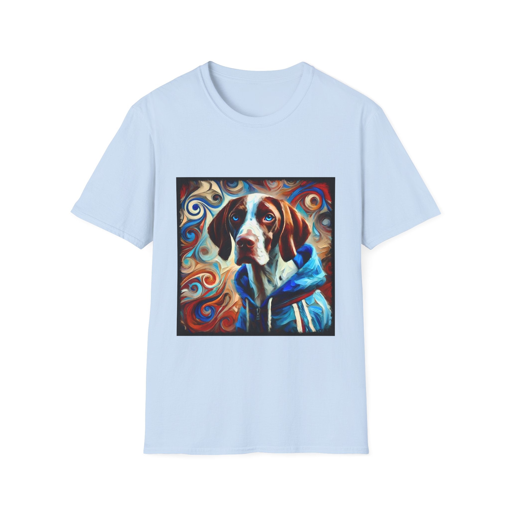 German Shorthaired Pointer Comfy Swirl | Unisex Dog T-Shirt