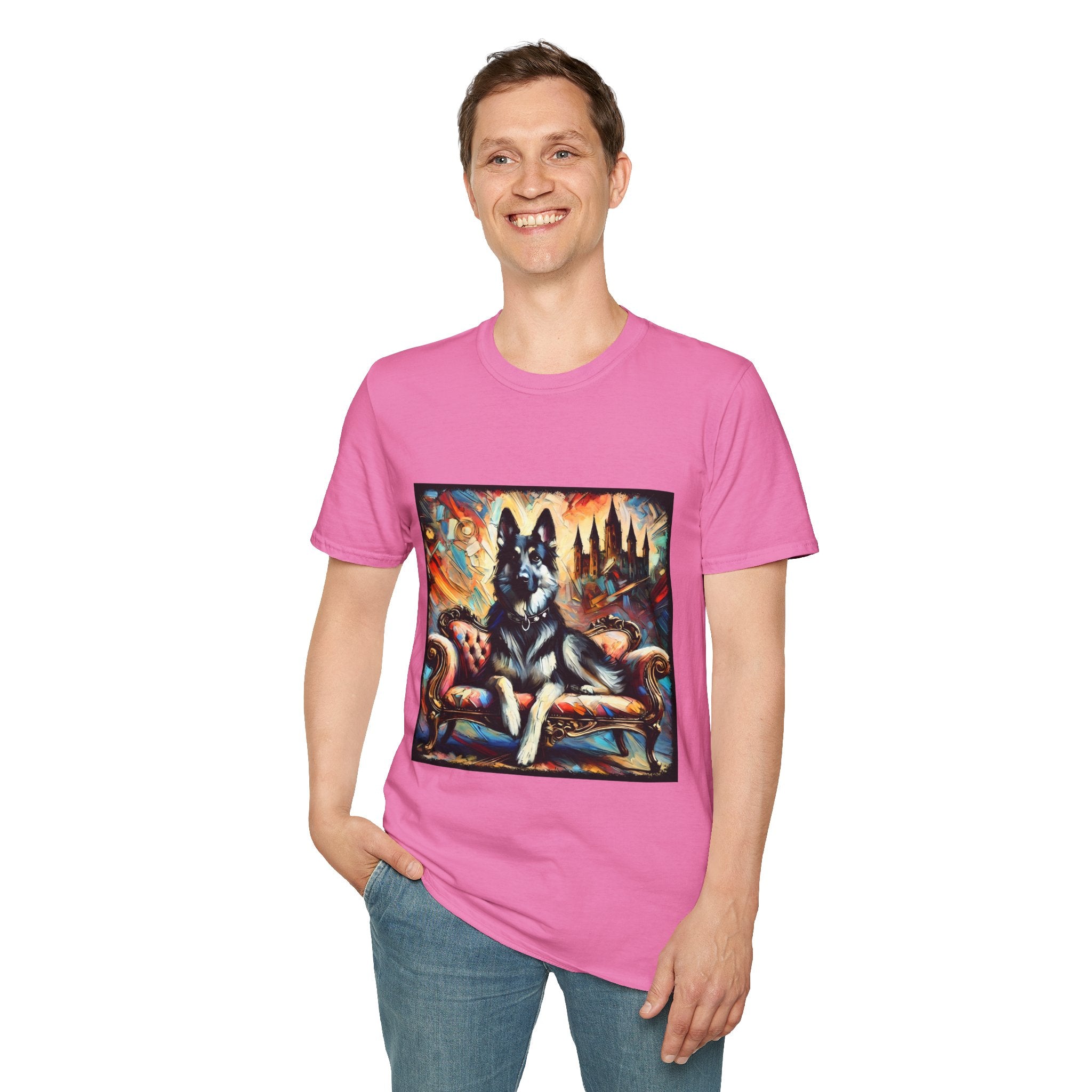 German Shepherd Vibrant Classic | Unisex Dog T-Shirt
