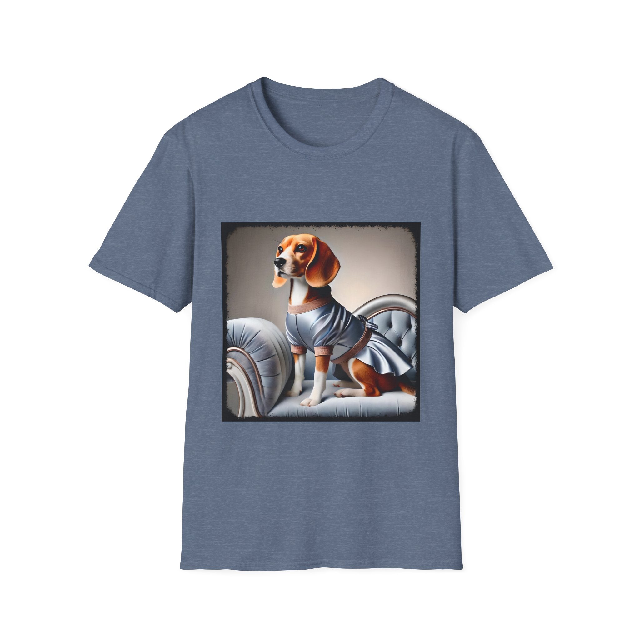 Beagle Satin Seductress | Unisex Dog T-Shirt