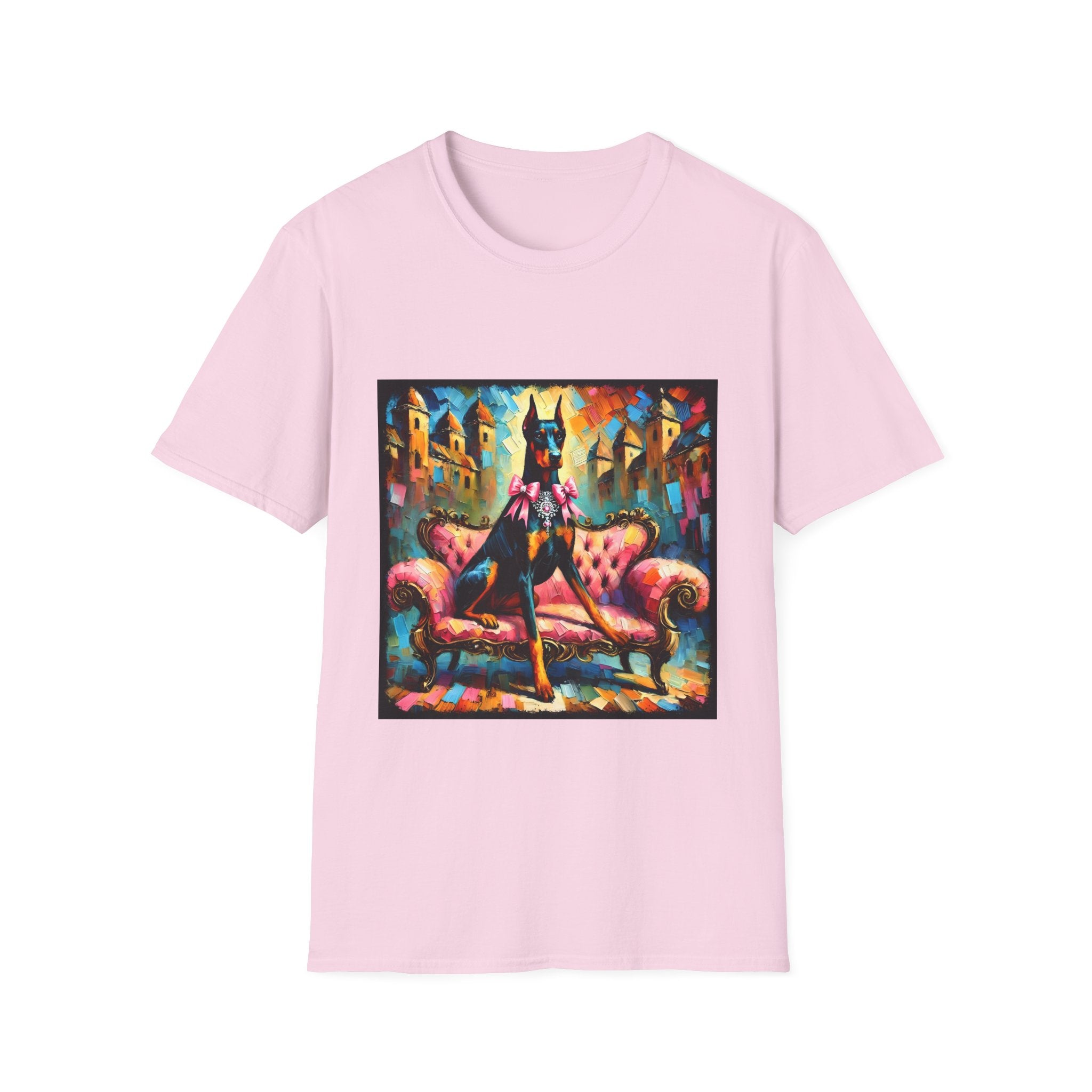Doberman Pinscher Diamond Princess Classic | Unisex Dog T-Shirt
