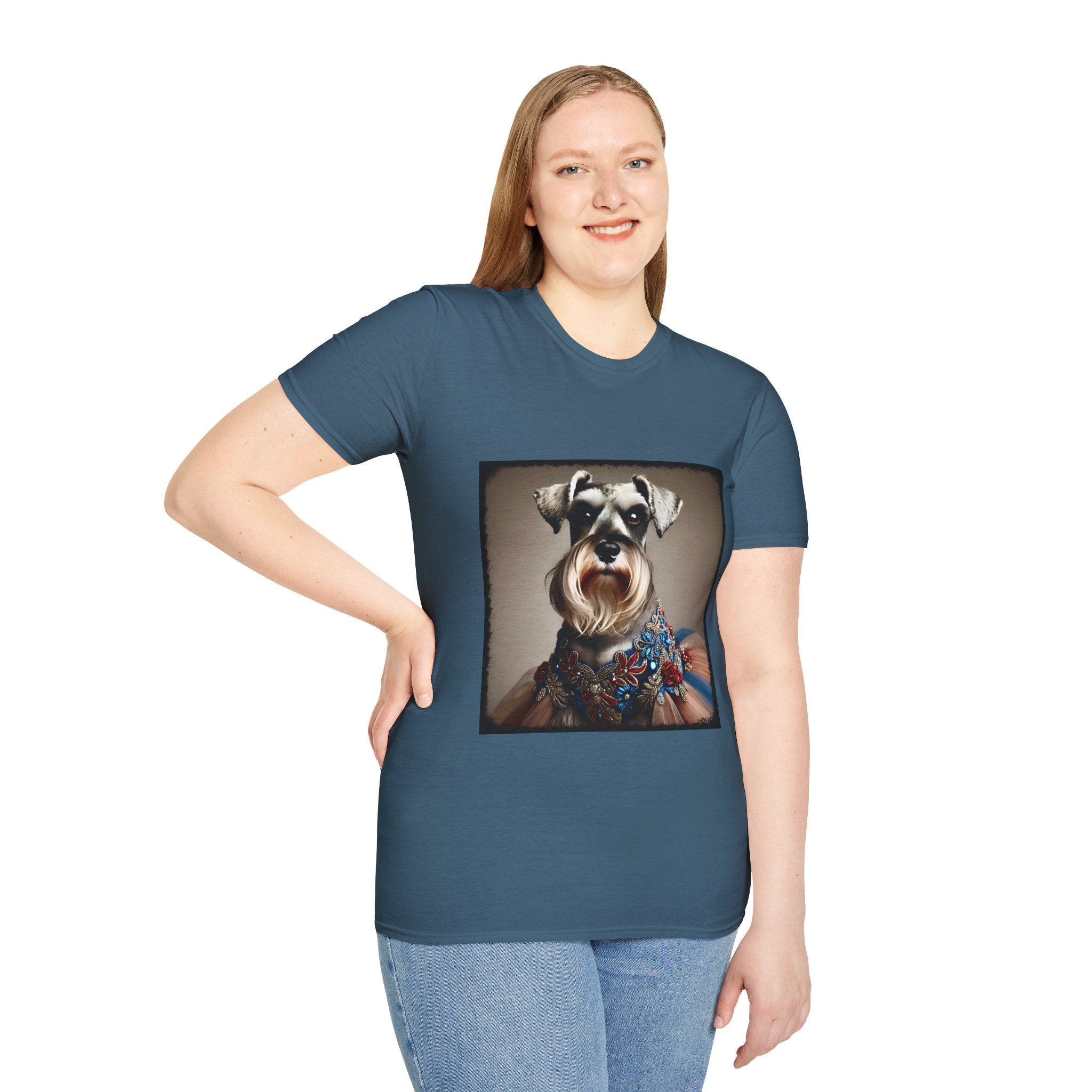Schnauzer Bougie Babe | Unisex Dog T-Shirt