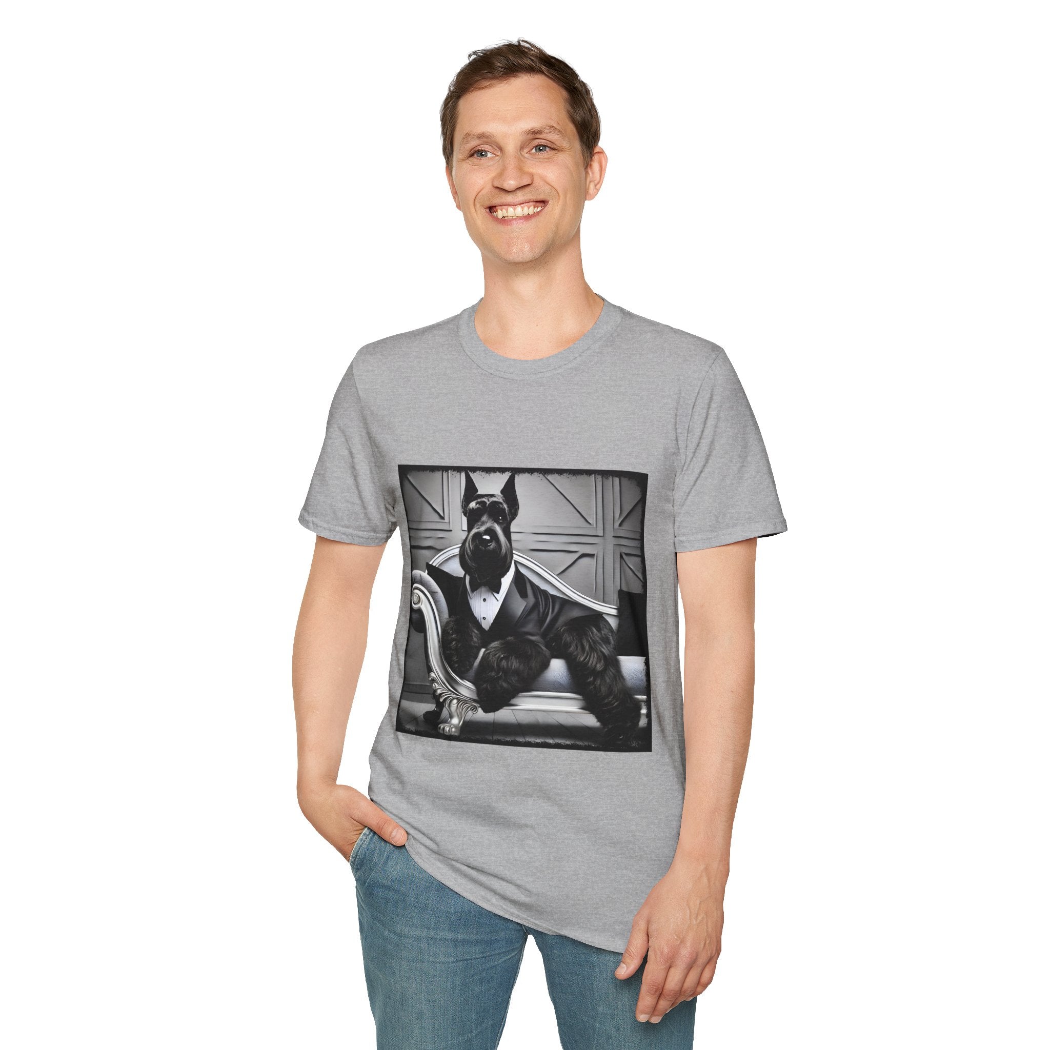 Schnauzer Suave Stud | Unisex Dog T-Shirt