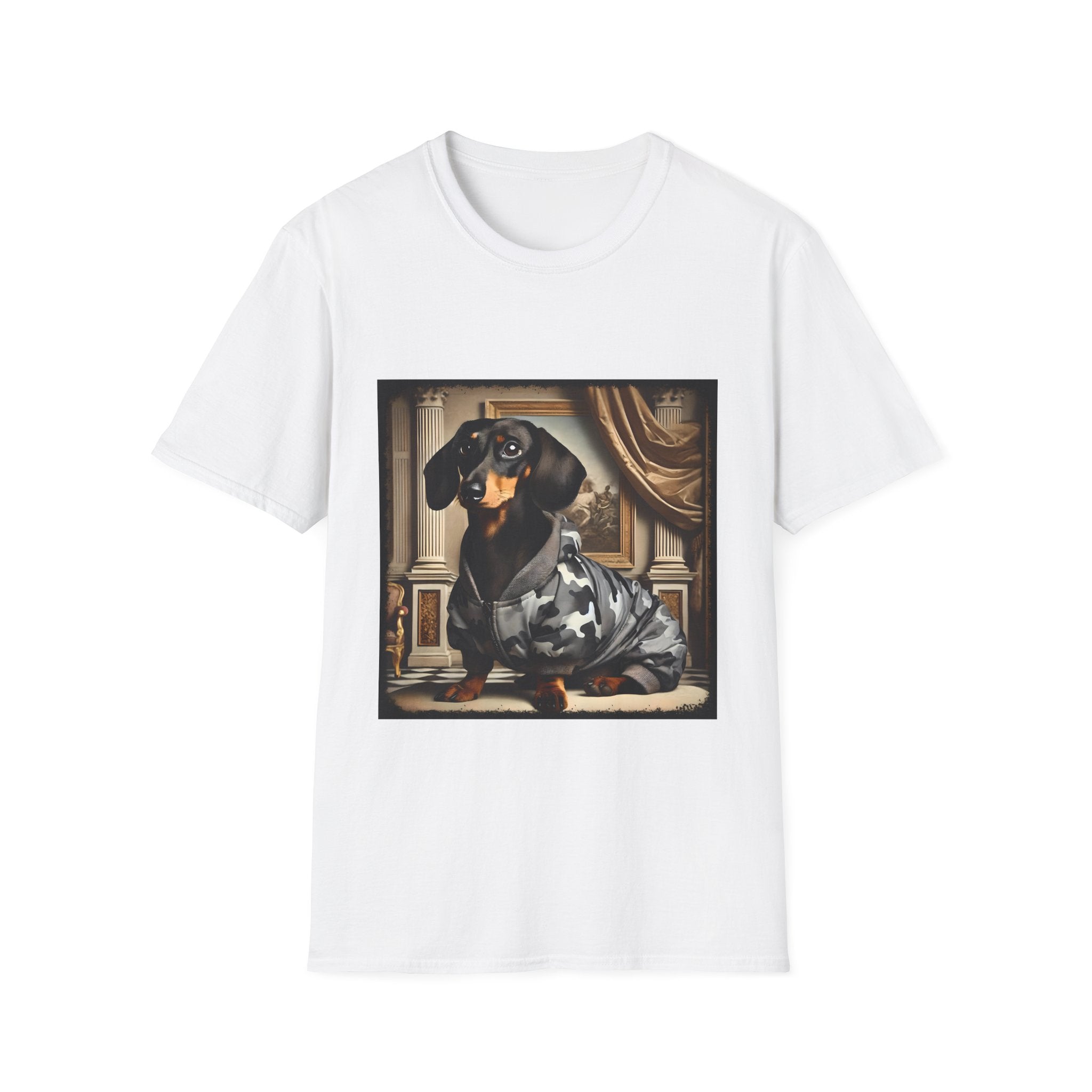 Dachshund Camo Cutie | Unisex Dog T-Shirt