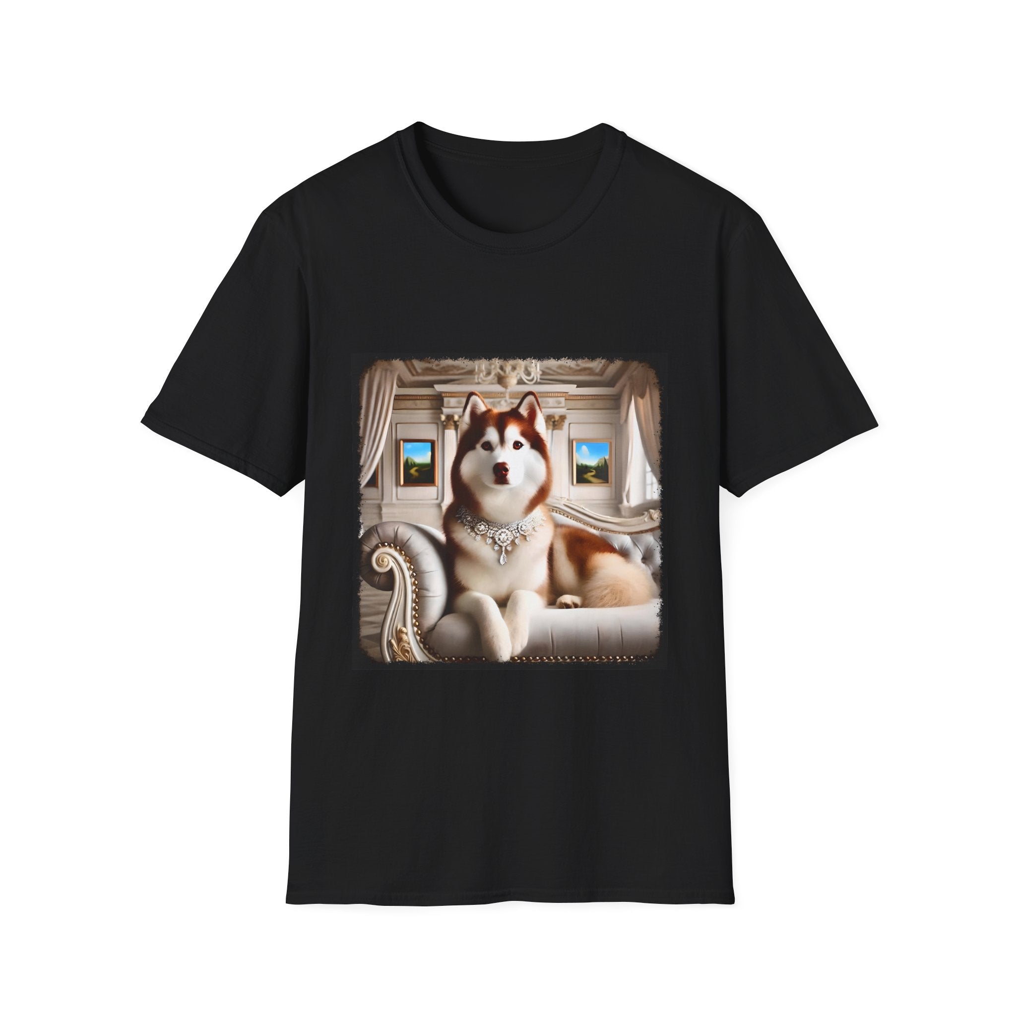 Siberian Husky Red Princess | Unisex Dog T-Shirt
