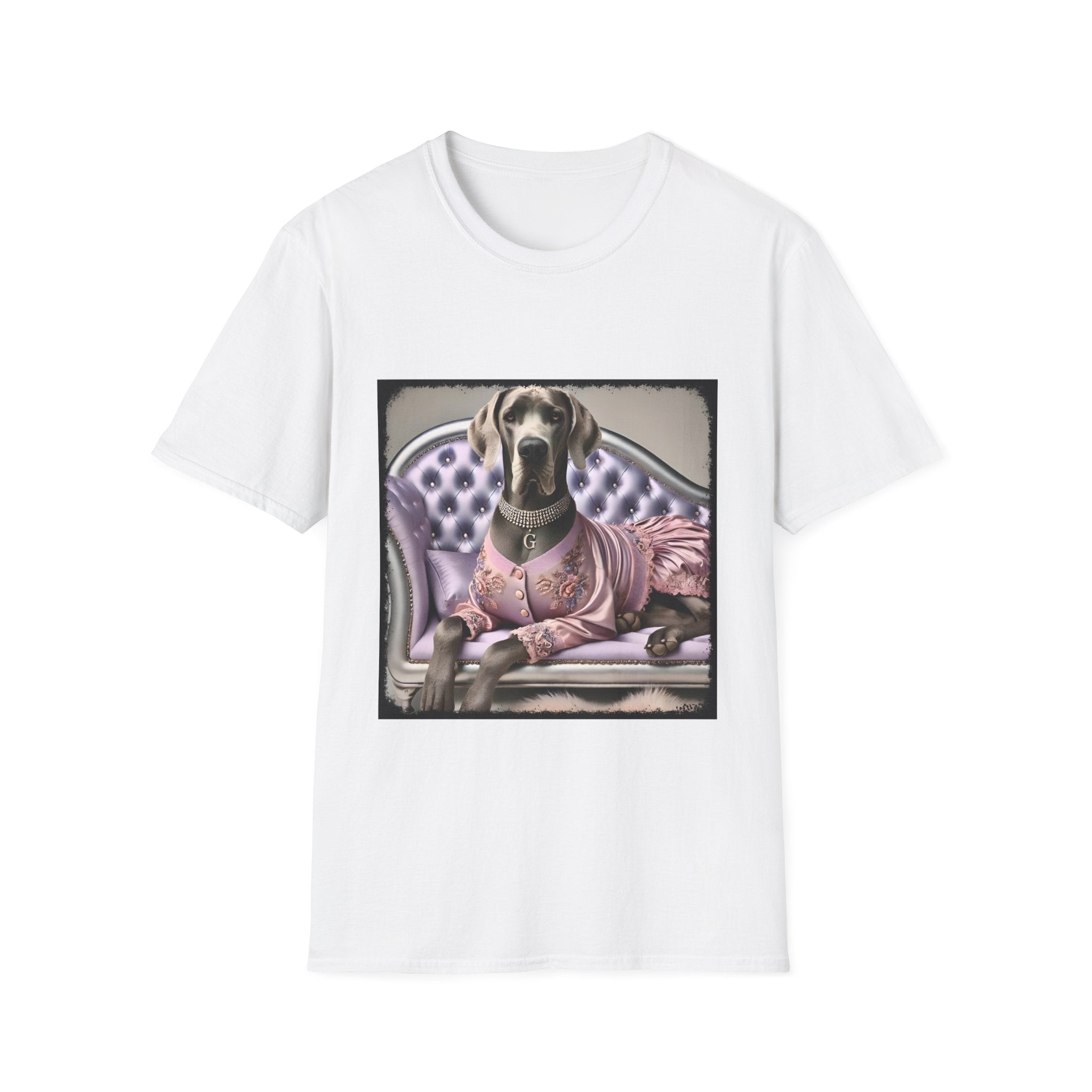 Great Dane Violet Vixen | Unisex Dog T-Shirt