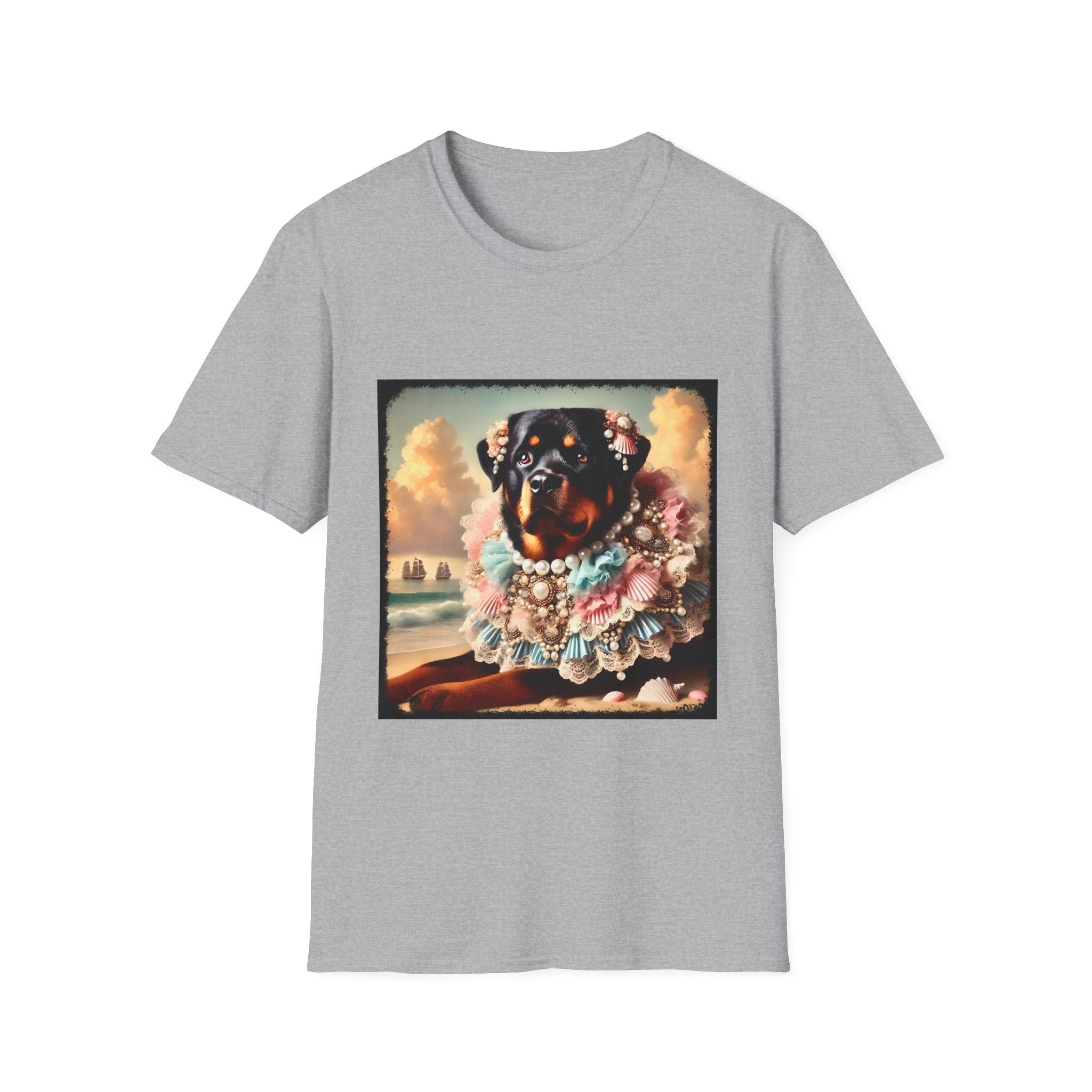 Rottweiler Beach Beauty | Unisex Dog T-Shirt
