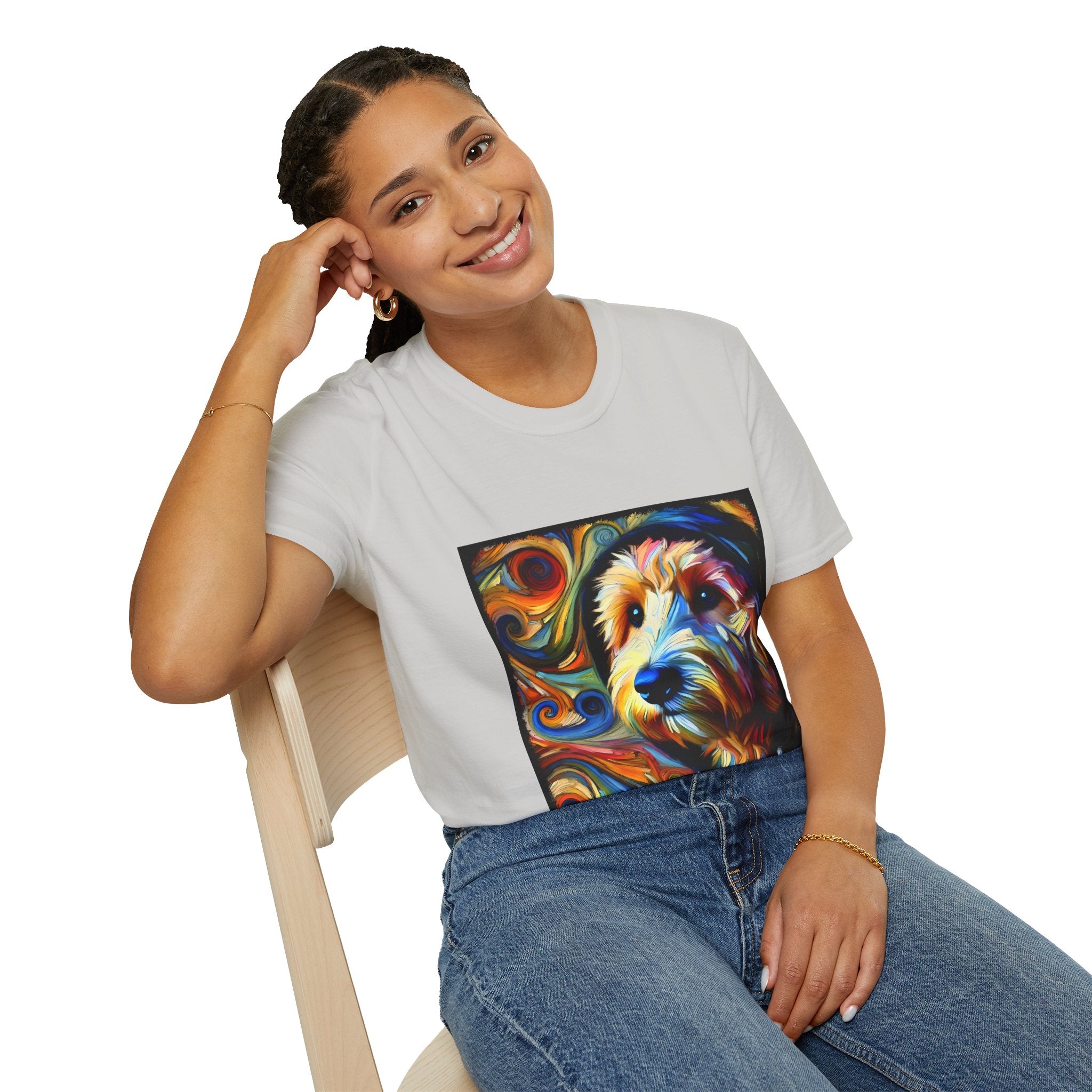 Goldendoodle Relaxed Swirl | Unisex Dog T-Shirt