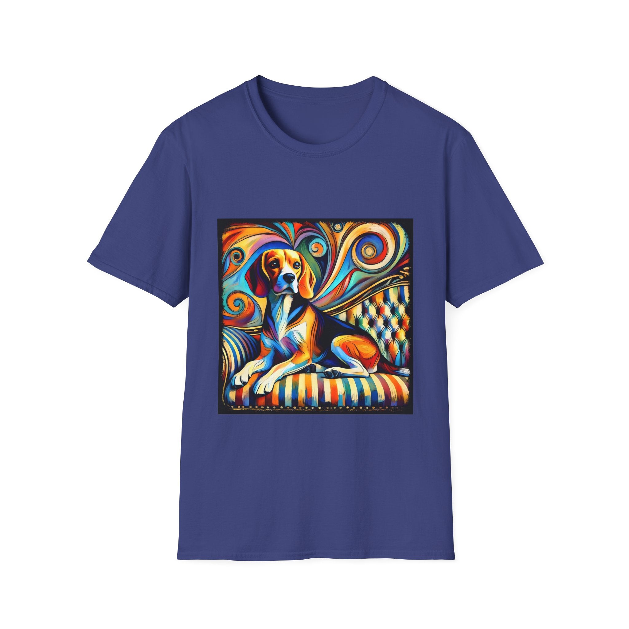 Beagle Vivid Sun Swirl  | Unisex Dog T-Shirt