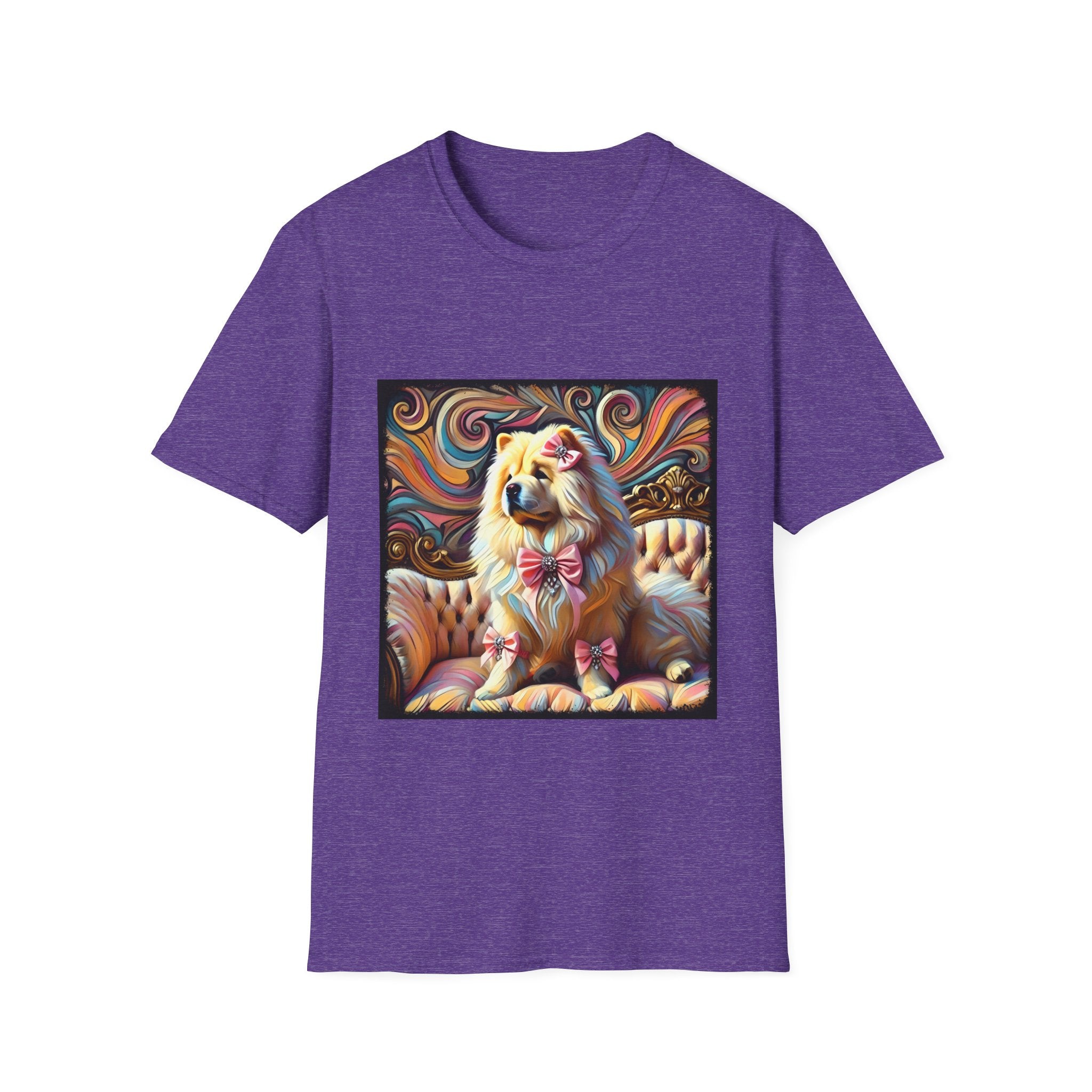 Chow Chow Pink Swirl | Unisex Dog T-Shirt