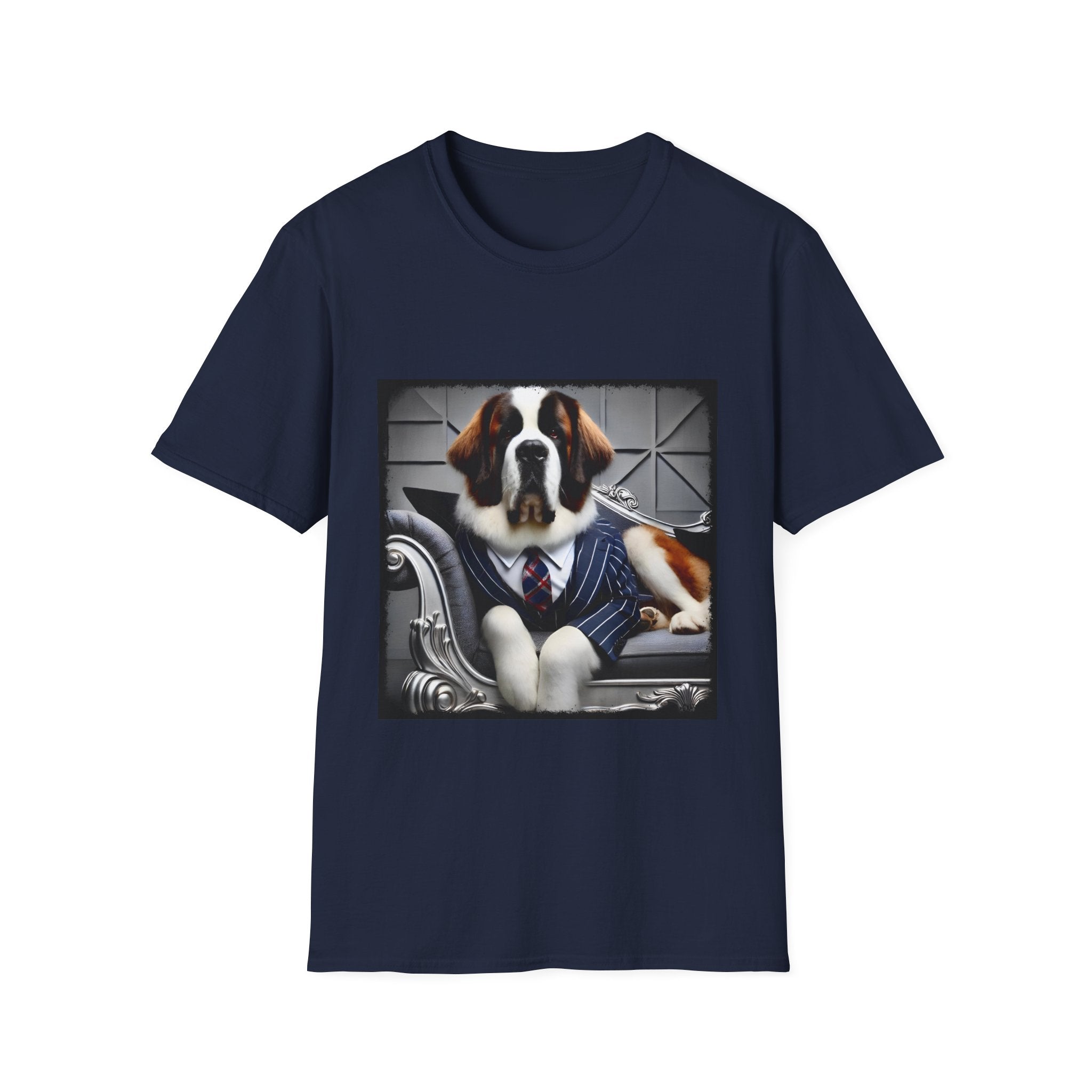 Saint Bernard Tux Luxe | Unisex Dog T-Shirt