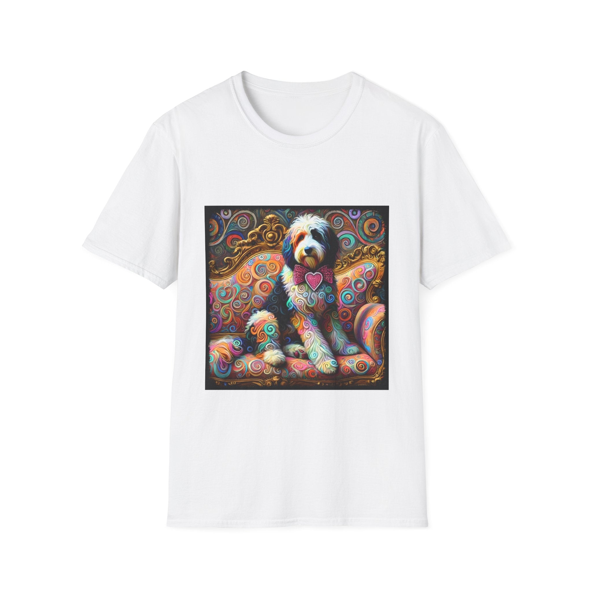 Bernedoodle Love Swirl | Unisex Dog T-Shirt