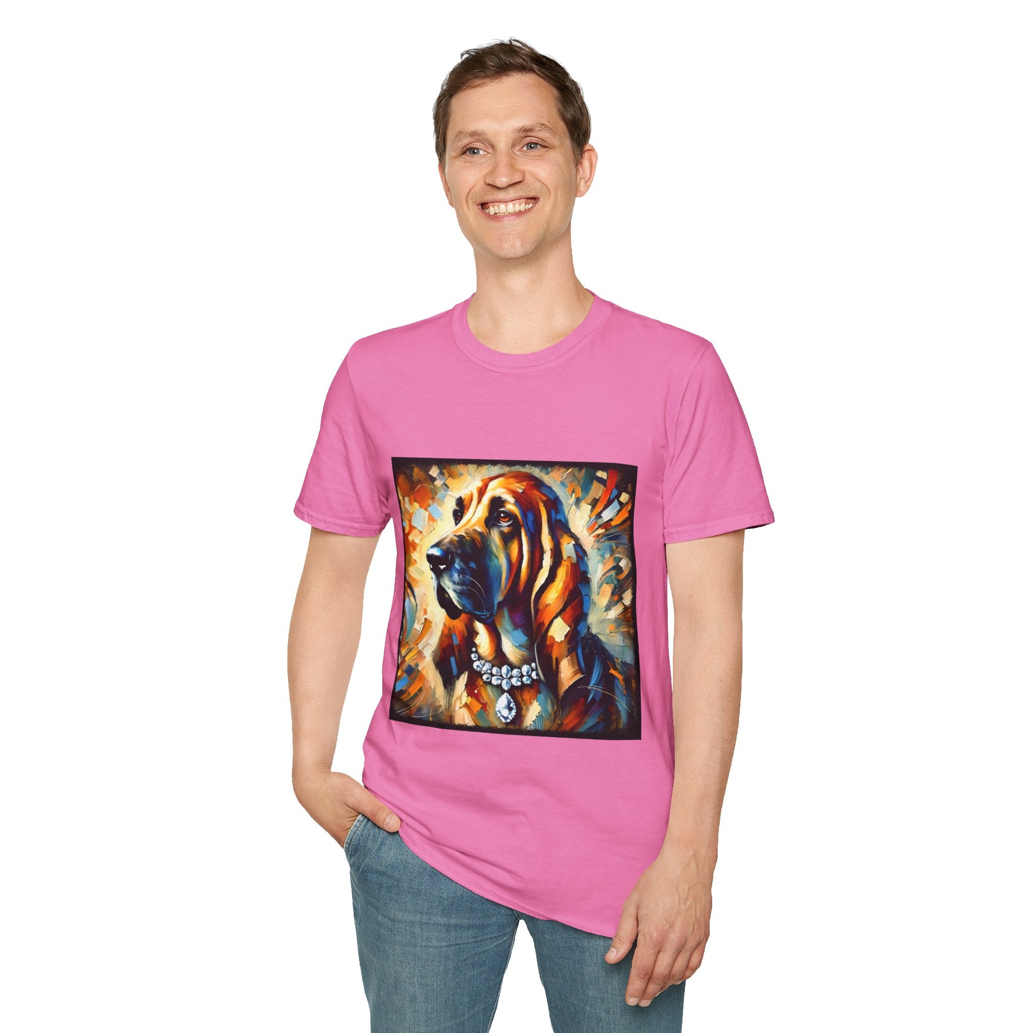 Bloodhound Diamond Bold Classic | Unisex Dog T-Shirt