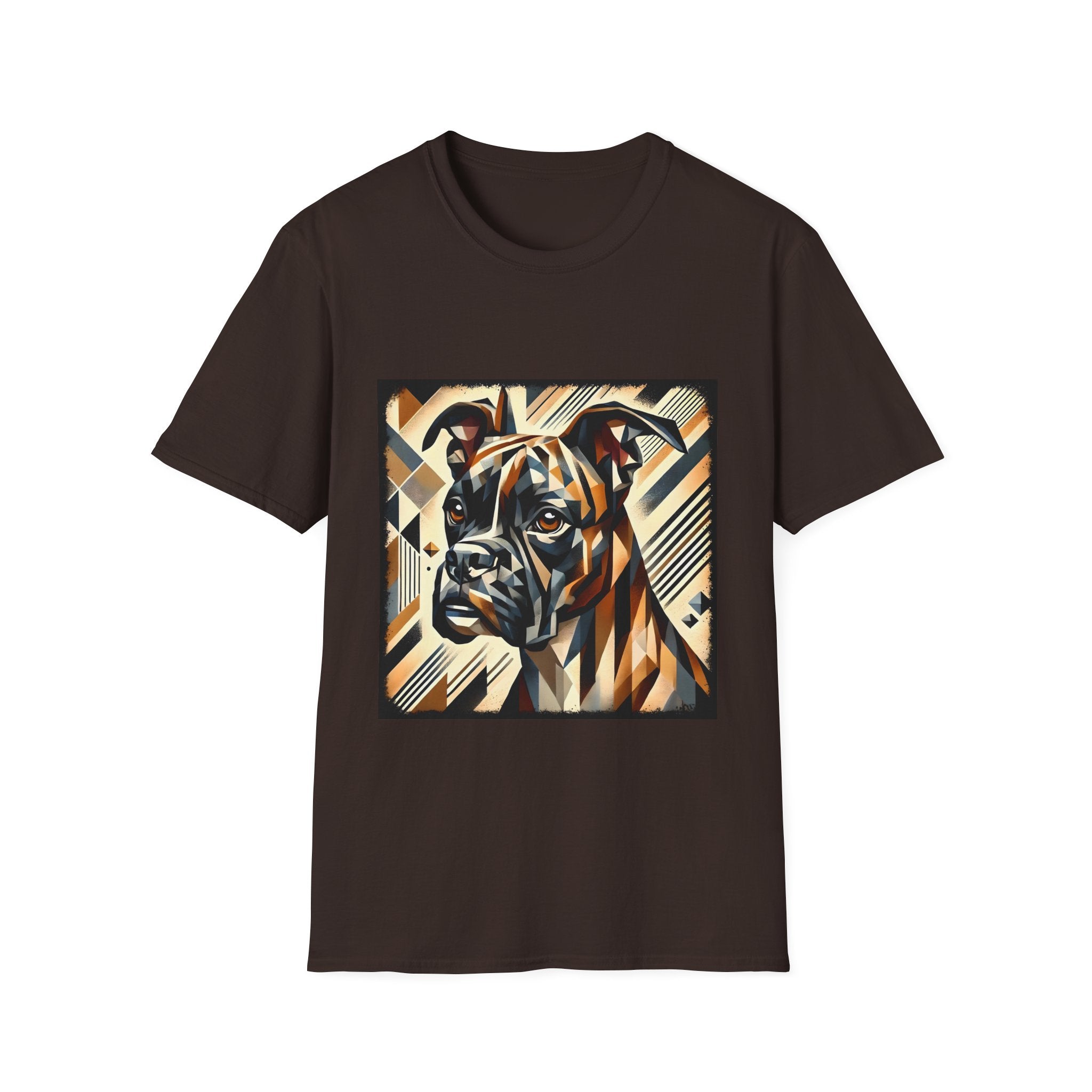 Boxer Modern Geometric | Unisex Dog T-Shirt