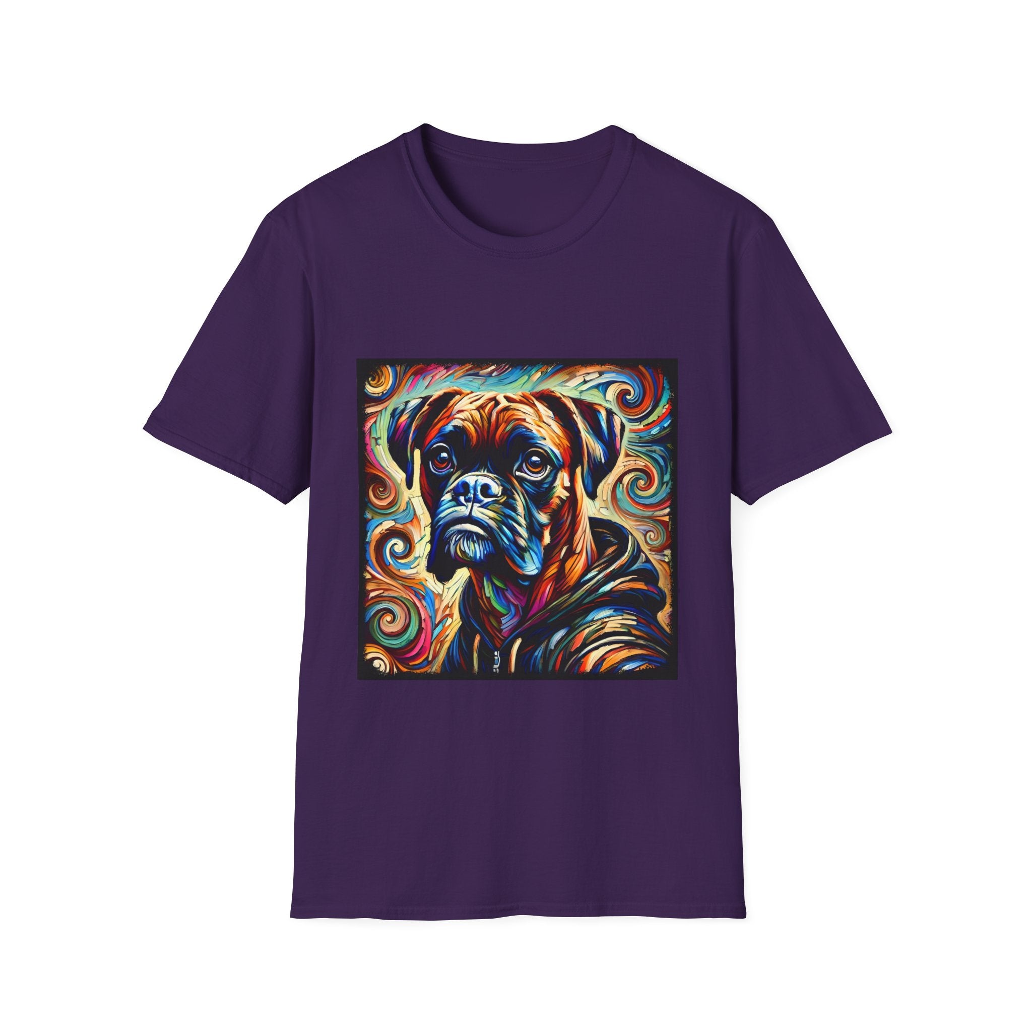 Boxer Relaxed Swirl | Unisex Dog T-Shirt