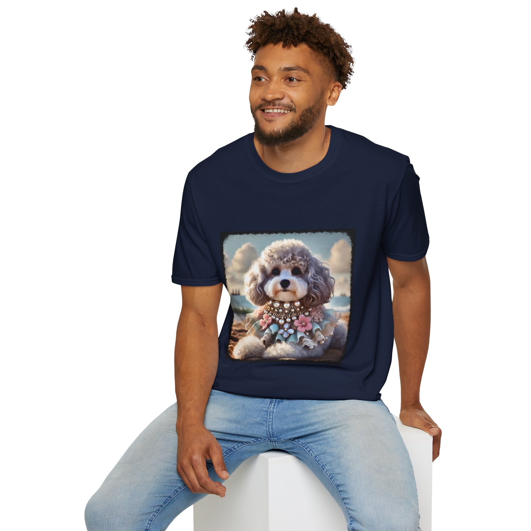 Poodle Silver Siren | Unisex Dog T-Shirt