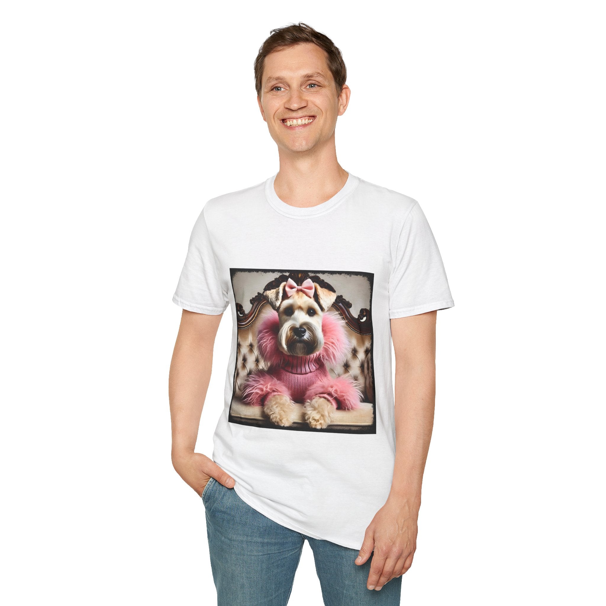 Wheaten Terrier Pink Diva | Unisex Dog T-Shirt