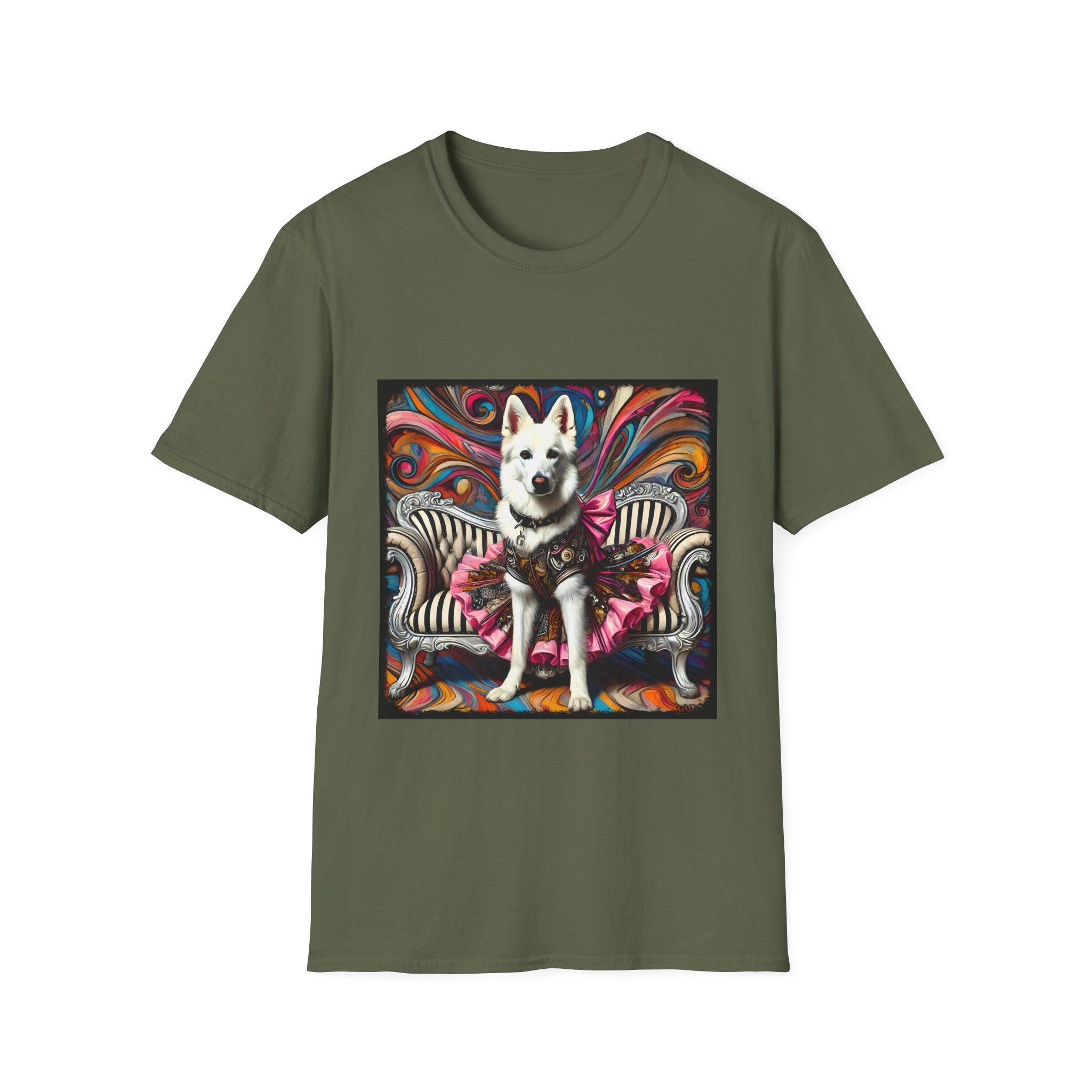 German Shepherd Pink Rocker | Unisex Dog T-Shirt